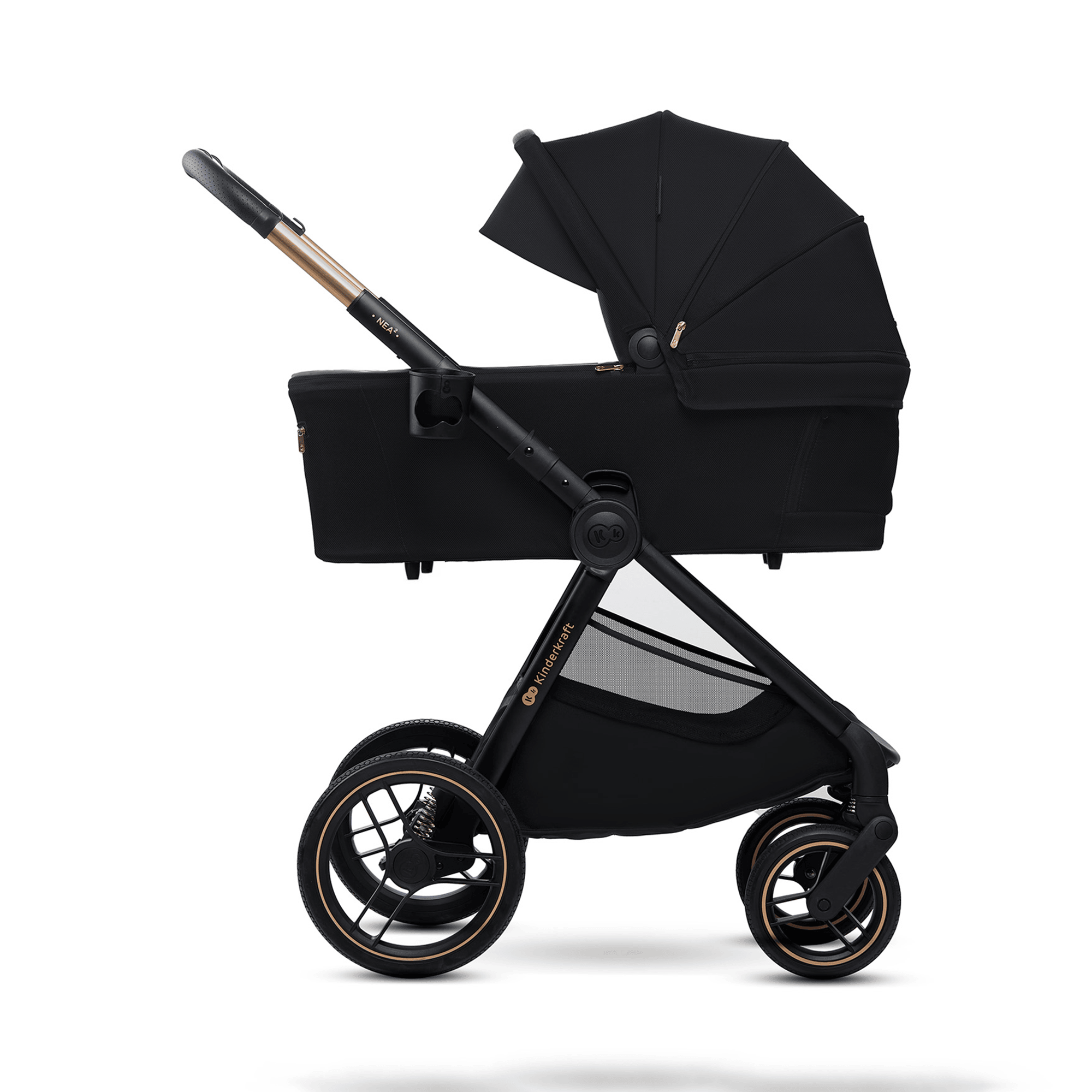 Kombi-Kinderwagen, Kinderkraft, Schwarz – Produktansicht