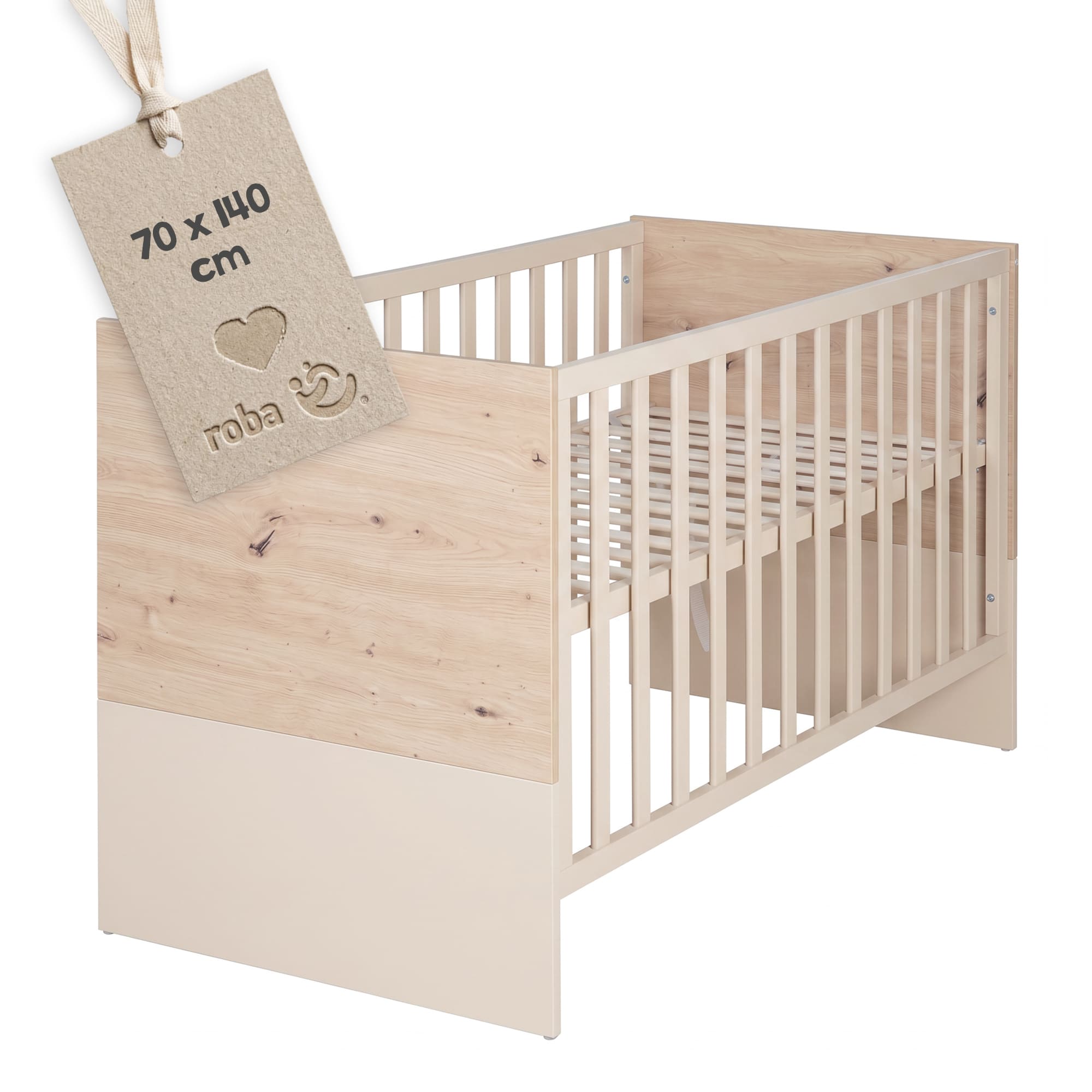 Gitterbetten, roba, Beige – Produktansicht