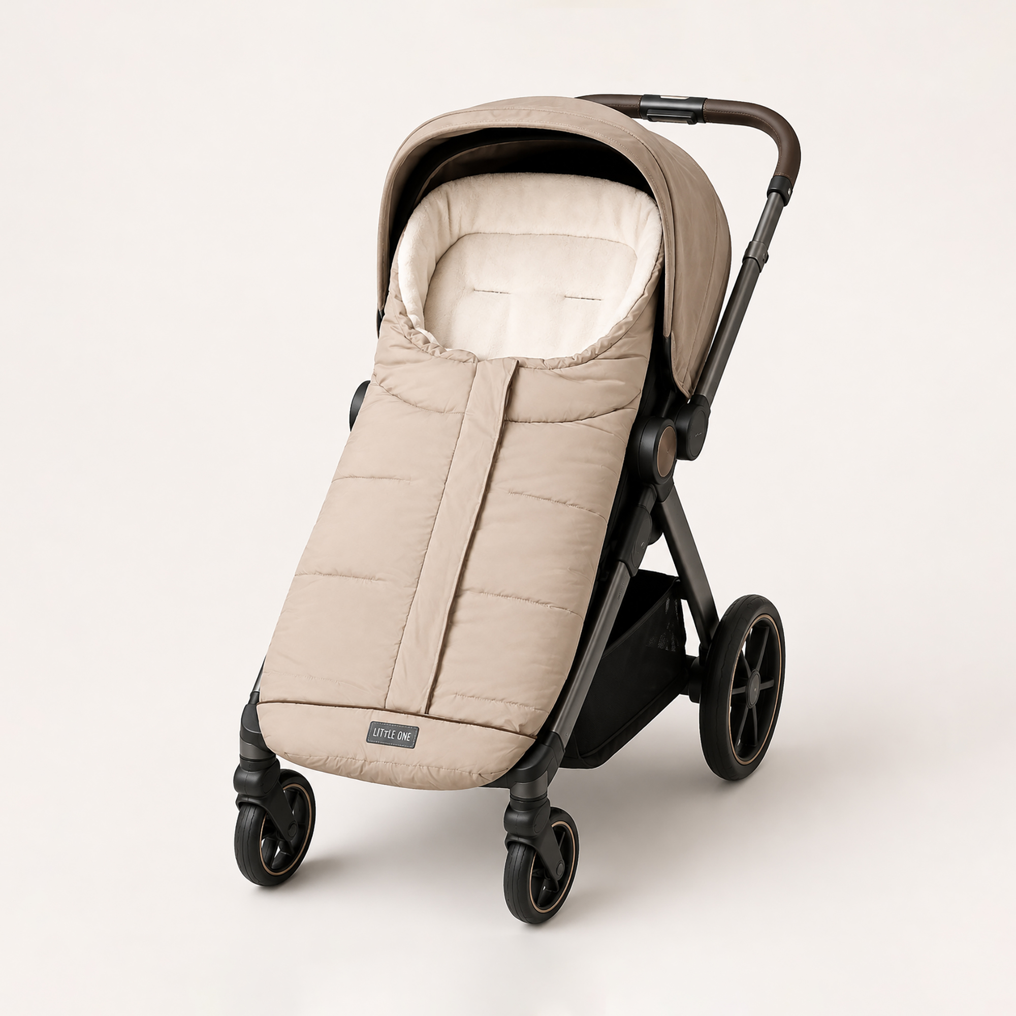 Fußsäcke & Decken, LITTLE ONE, Beige – Besonderheit: Fußsack für Kinderwagen, Buggy und Jogger