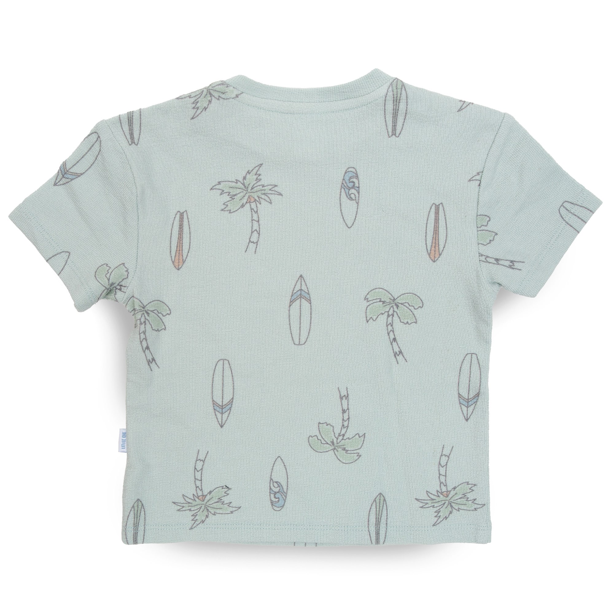 Kurzarmshirts, LITTLE ONE, Grün – Besonderheit: aus 100% Baumwolle