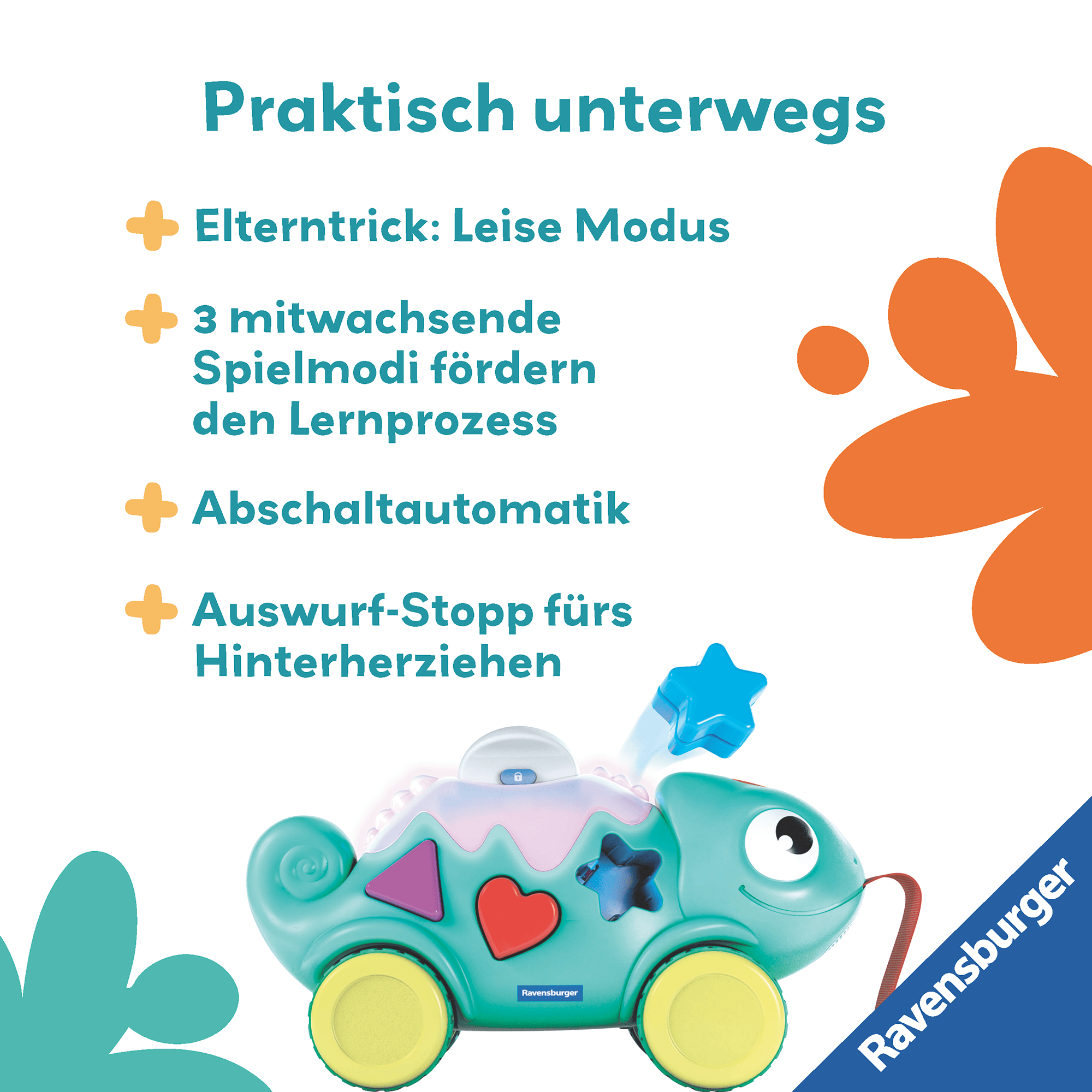 Nachziehtiere, Ravensburger, Mehrfarbig – Produktansicht