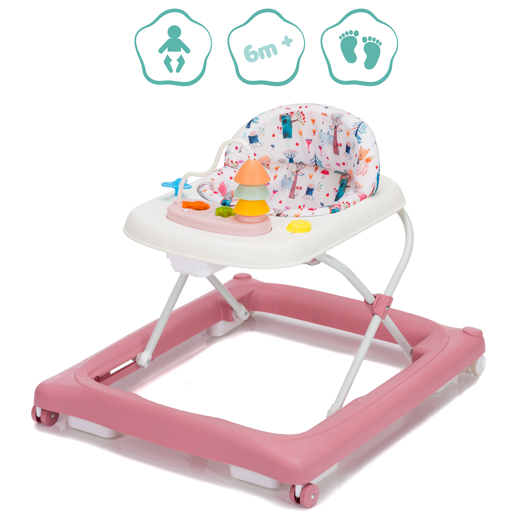 Lauflernwagen, fillikid, Pink – Besonderheit: 3-fach höhenverstellbar