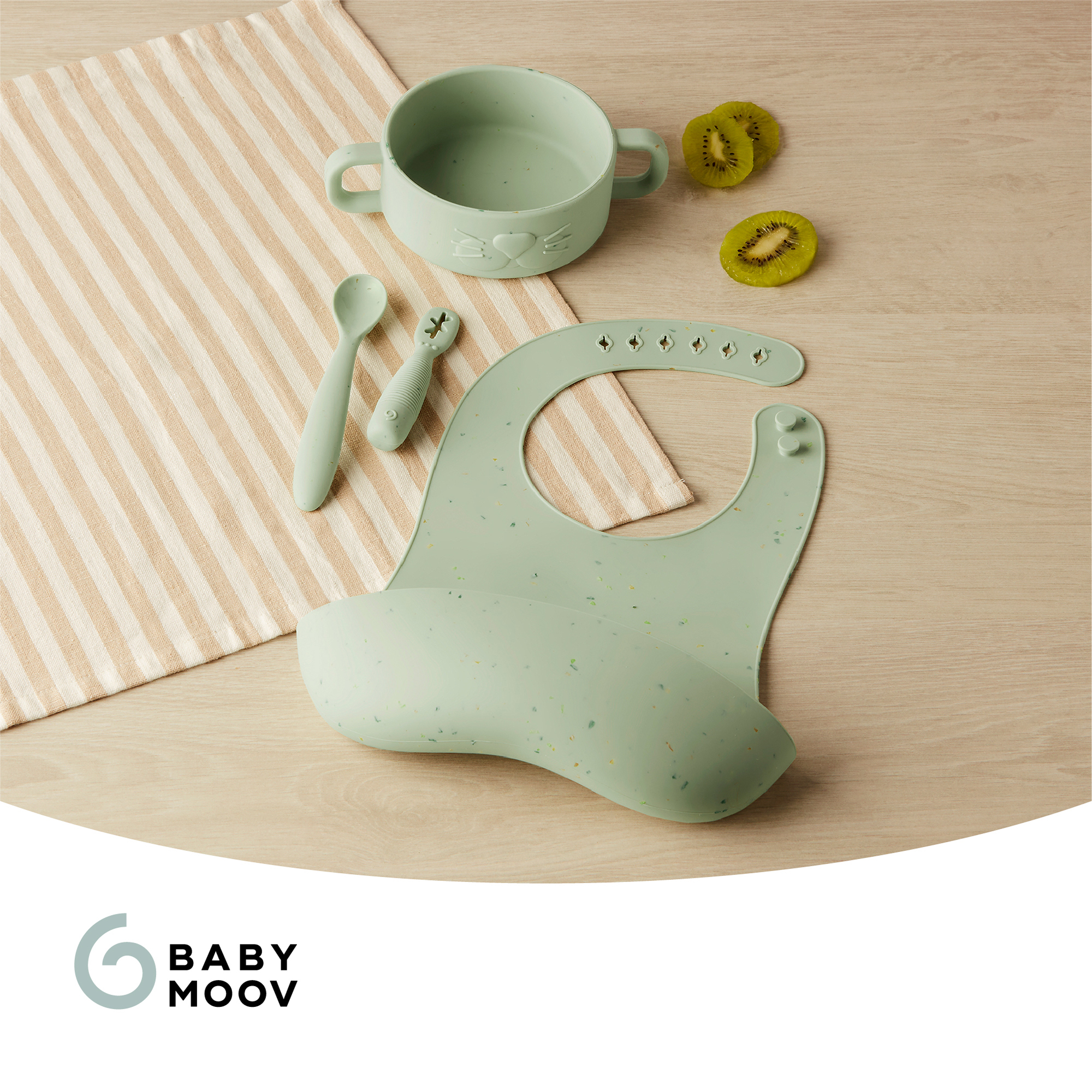 Besteck & Geschirr, babymoov, Grün – Produktansicht