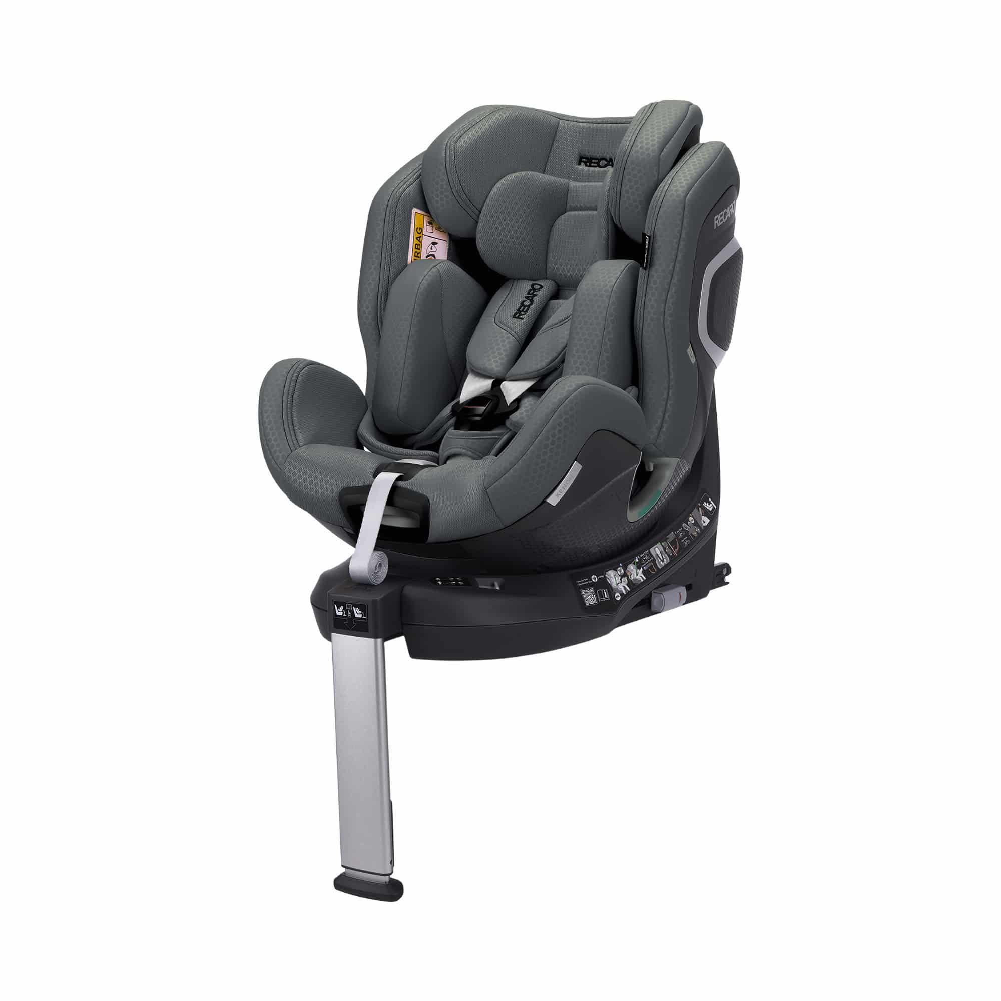 Reboarder 0-18 kg, Gruppe 0+/1, RECARO, Grau – Produktansicht