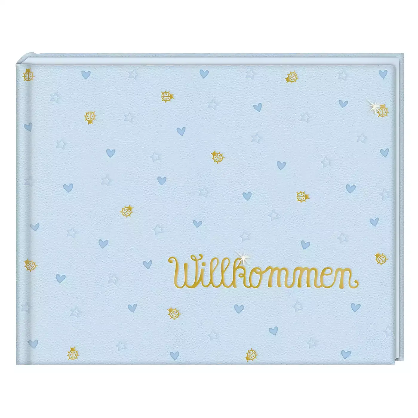Babyalbum Willkommen BabyGlück DIE SPIEGELBURG Blau 2000576400004 1