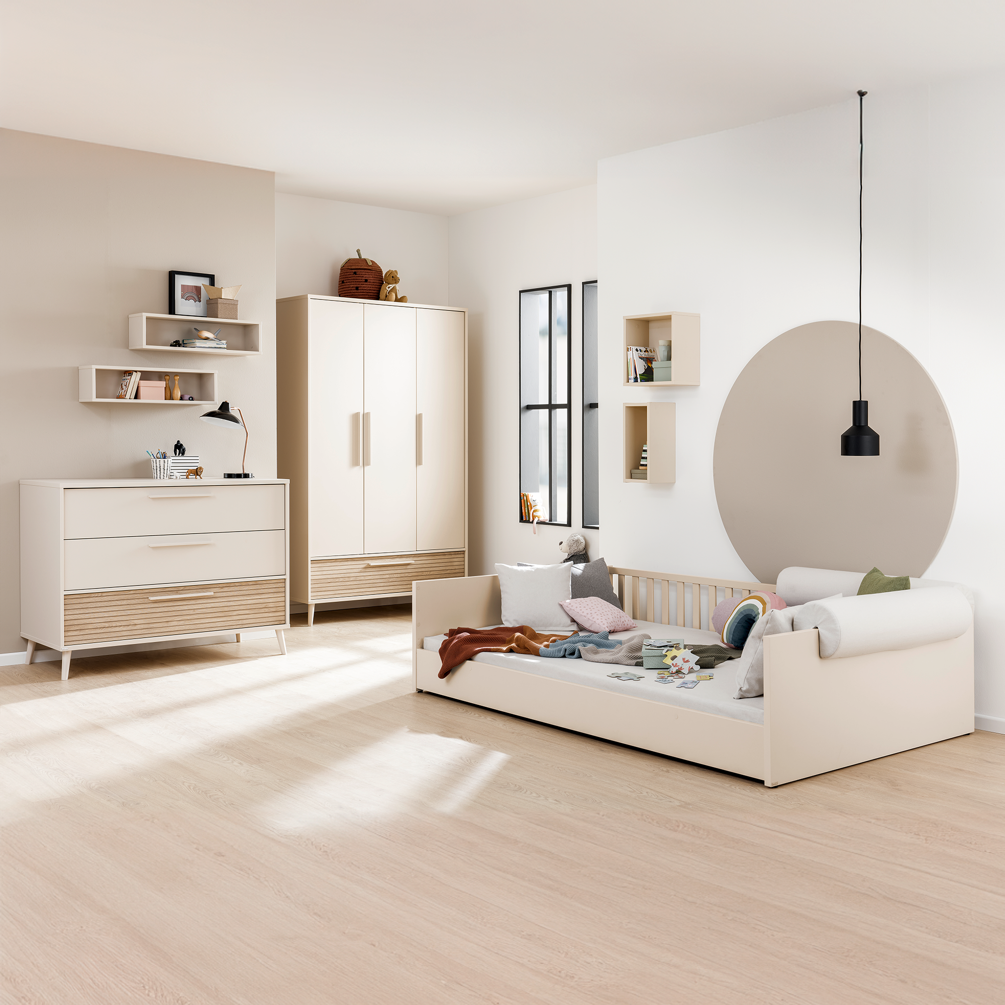 Bodenbetten, PAIDI, Beige – Produktansicht