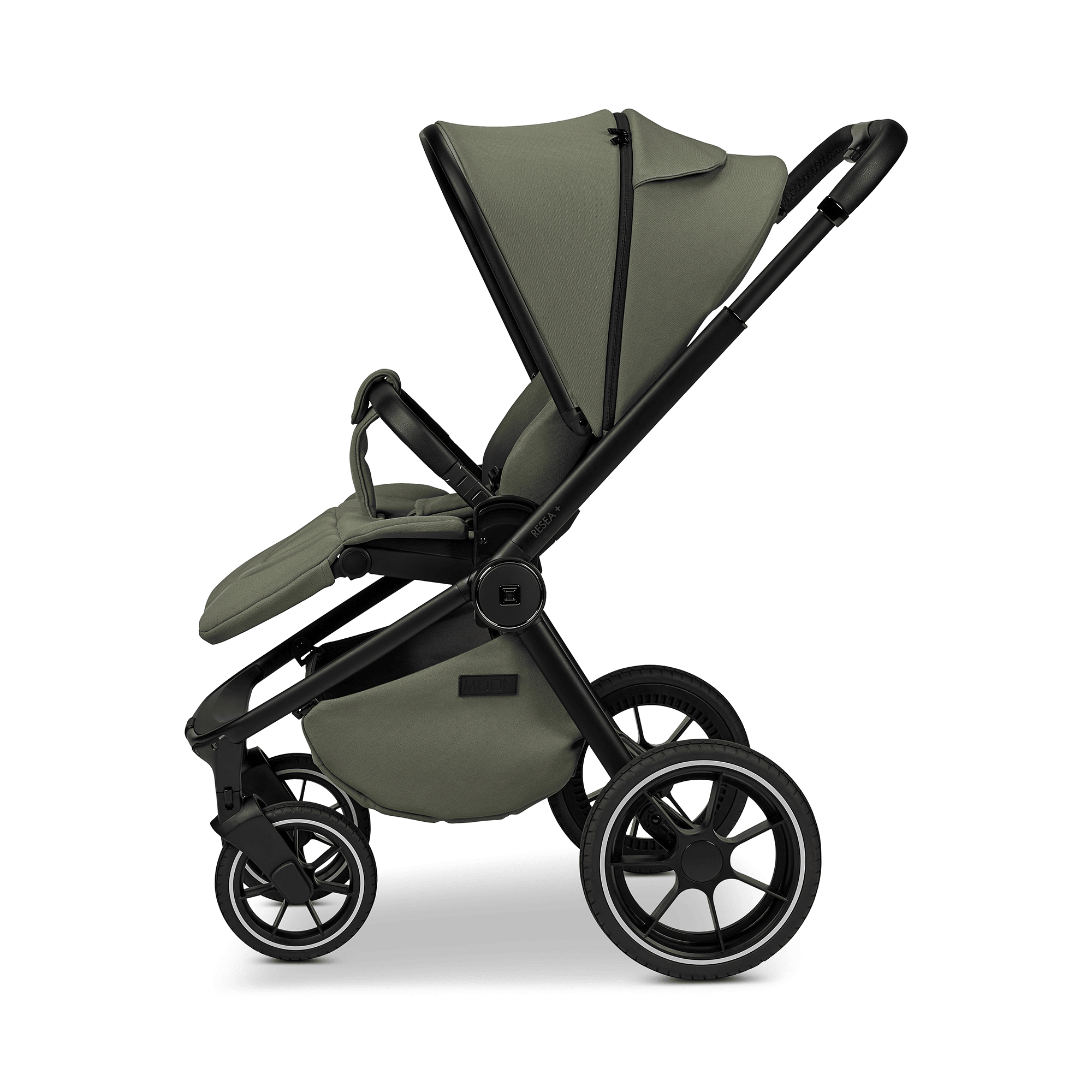 Kombi-Kinderwagen, MOON, Grün – Produktansicht