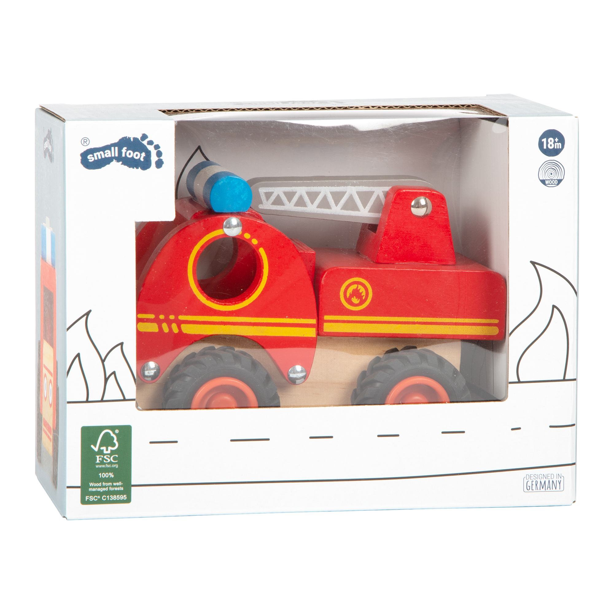 Holzspielzeug, small foot, Rot – Produktansicht