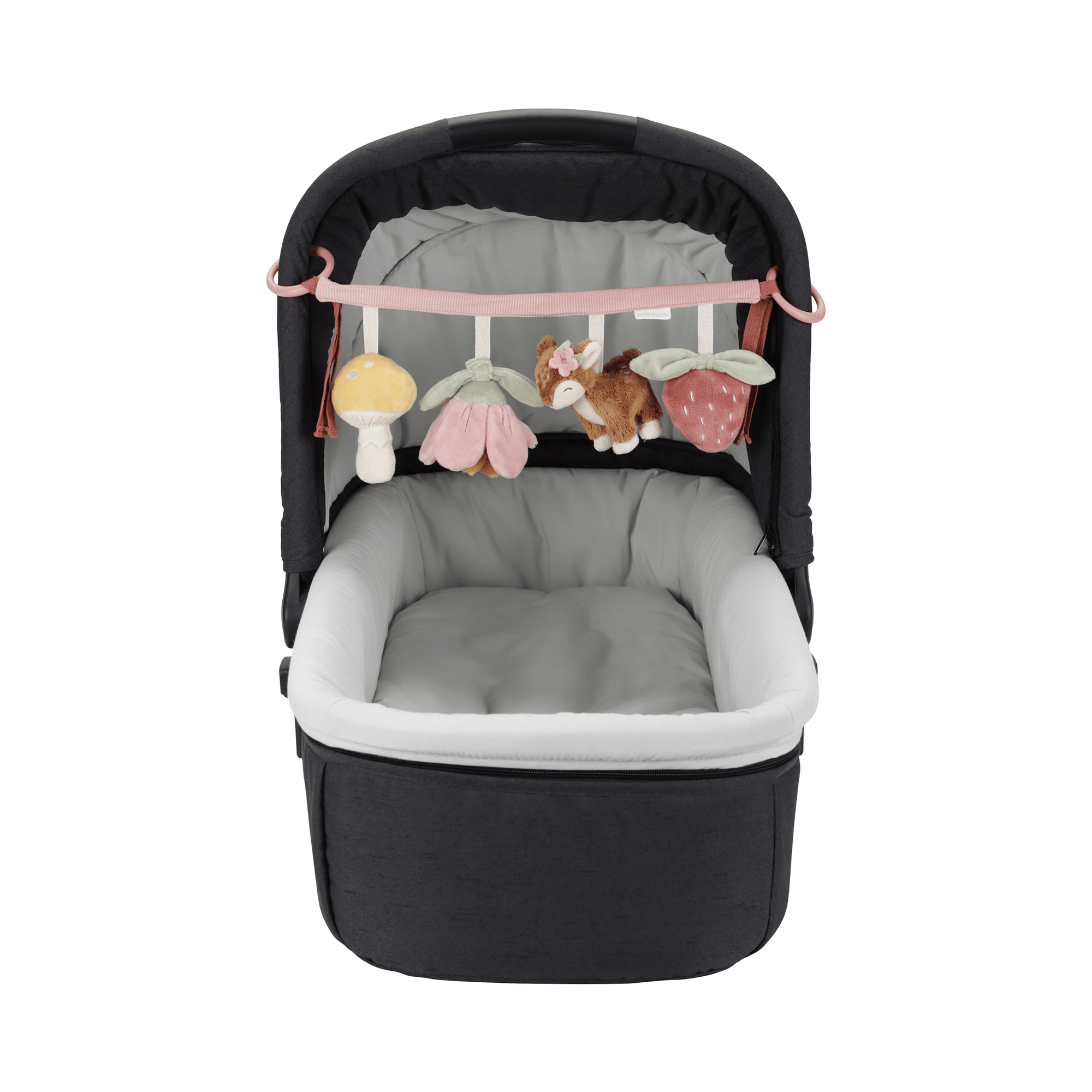 Kinderwagenketten, LITTLE DUTCH, Pink – Produktansicht