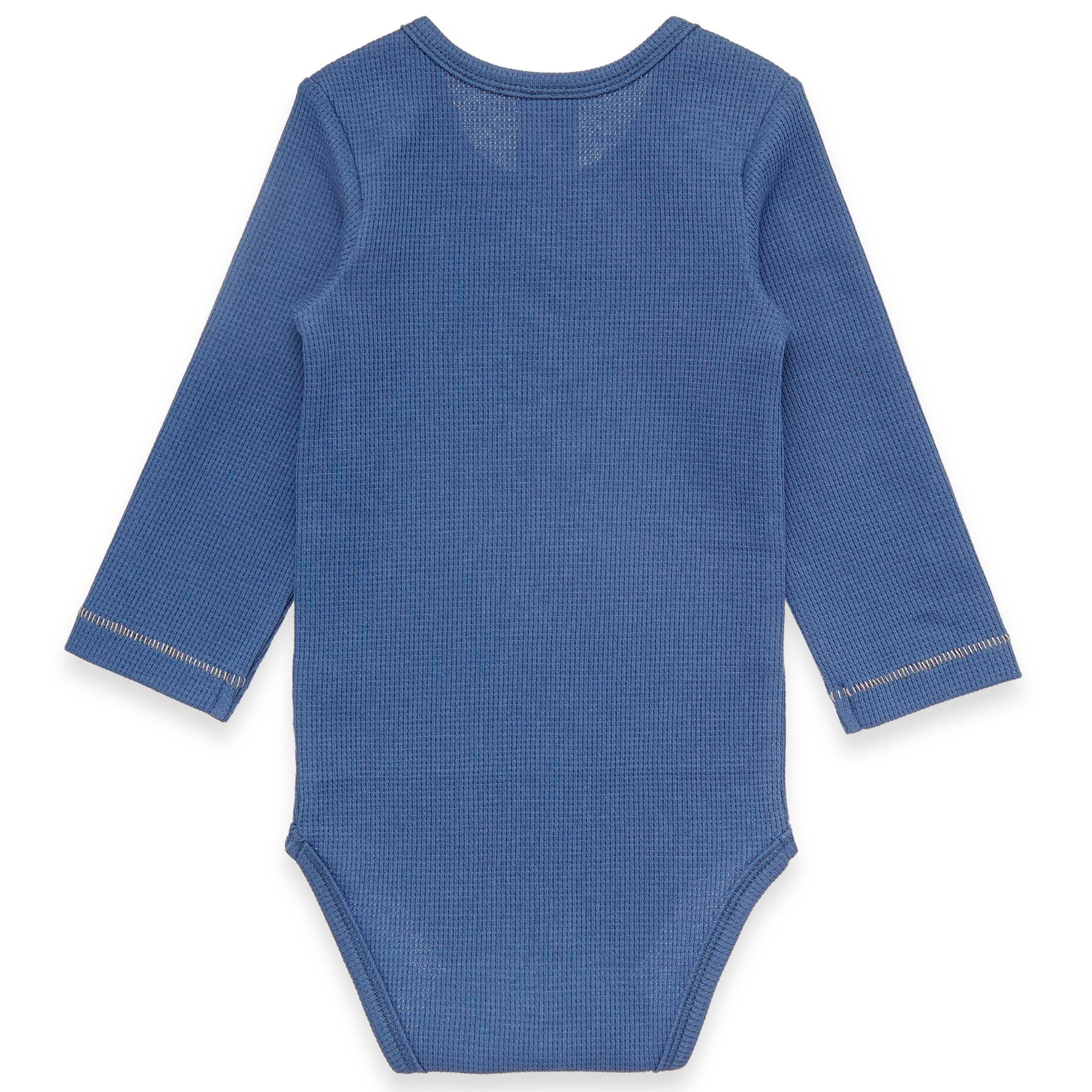 Langarmbodys, DIMO, Blau – Produktansicht