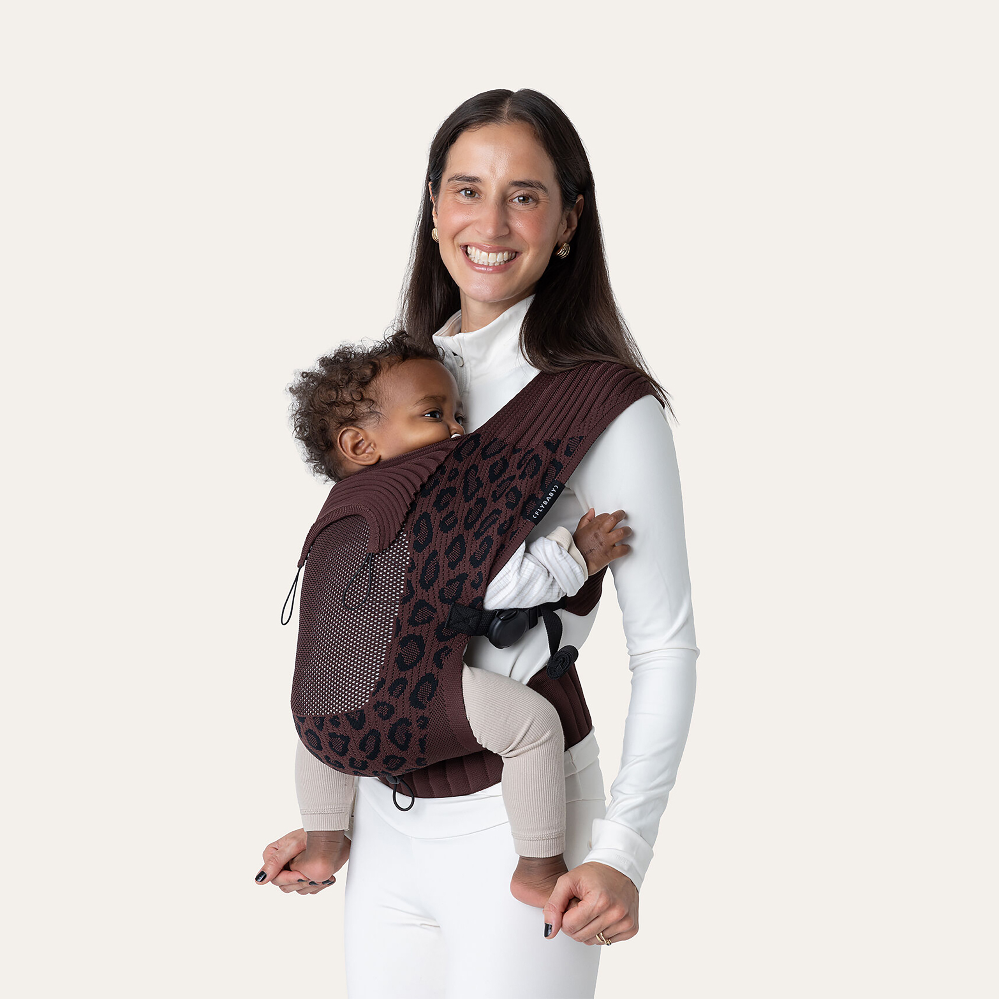 Babytragen, FLYBABY, Braun – Produktansicht
