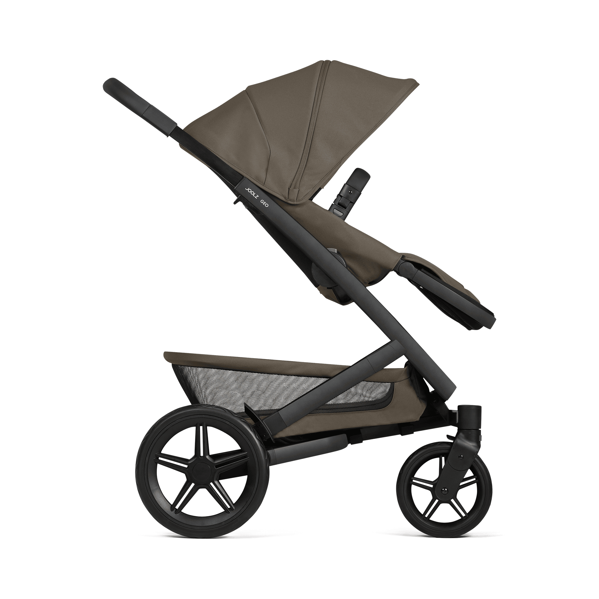 Kinderwagen grau, JOOLZ, Braun – Produktansicht