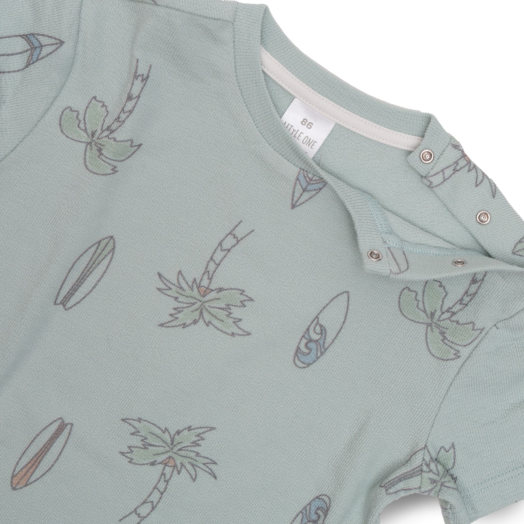 Kurzarmshirts, LITTLE ONE, Grün – Produktansicht