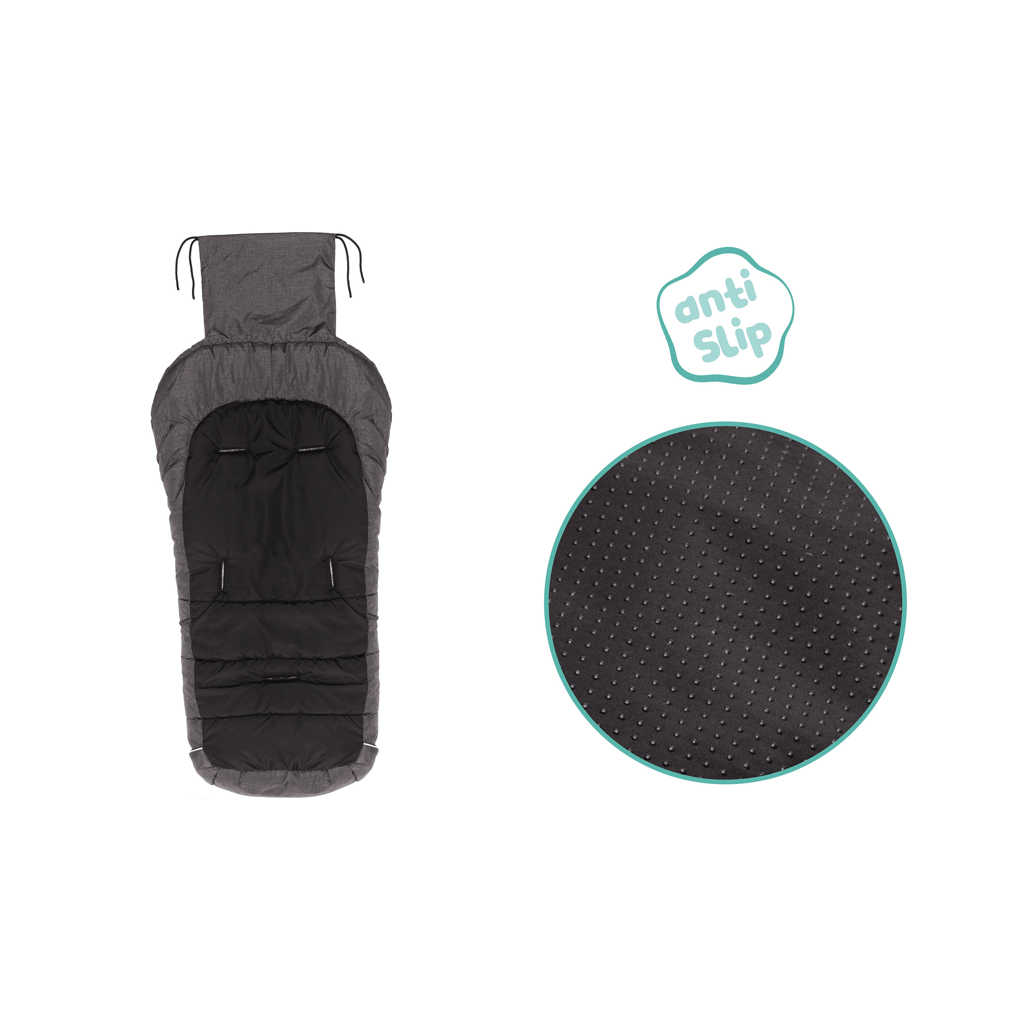 Fußsäcke & Decken, LITTLE ONE, Grau – Produktansicht