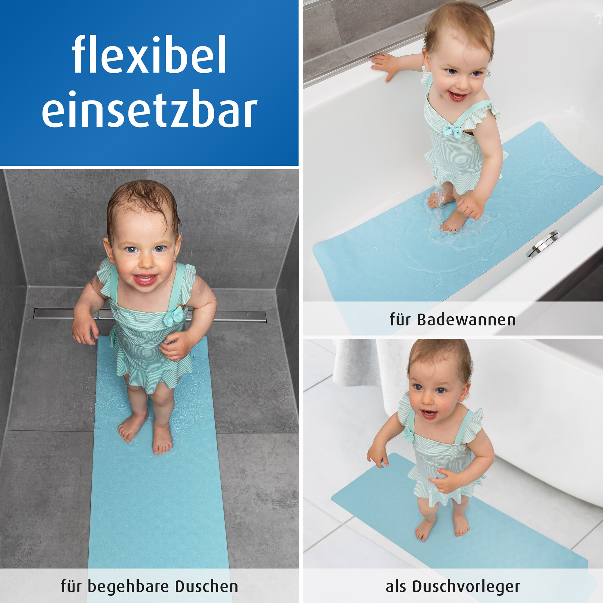 Badesitze, reer, Blau – Produktansicht