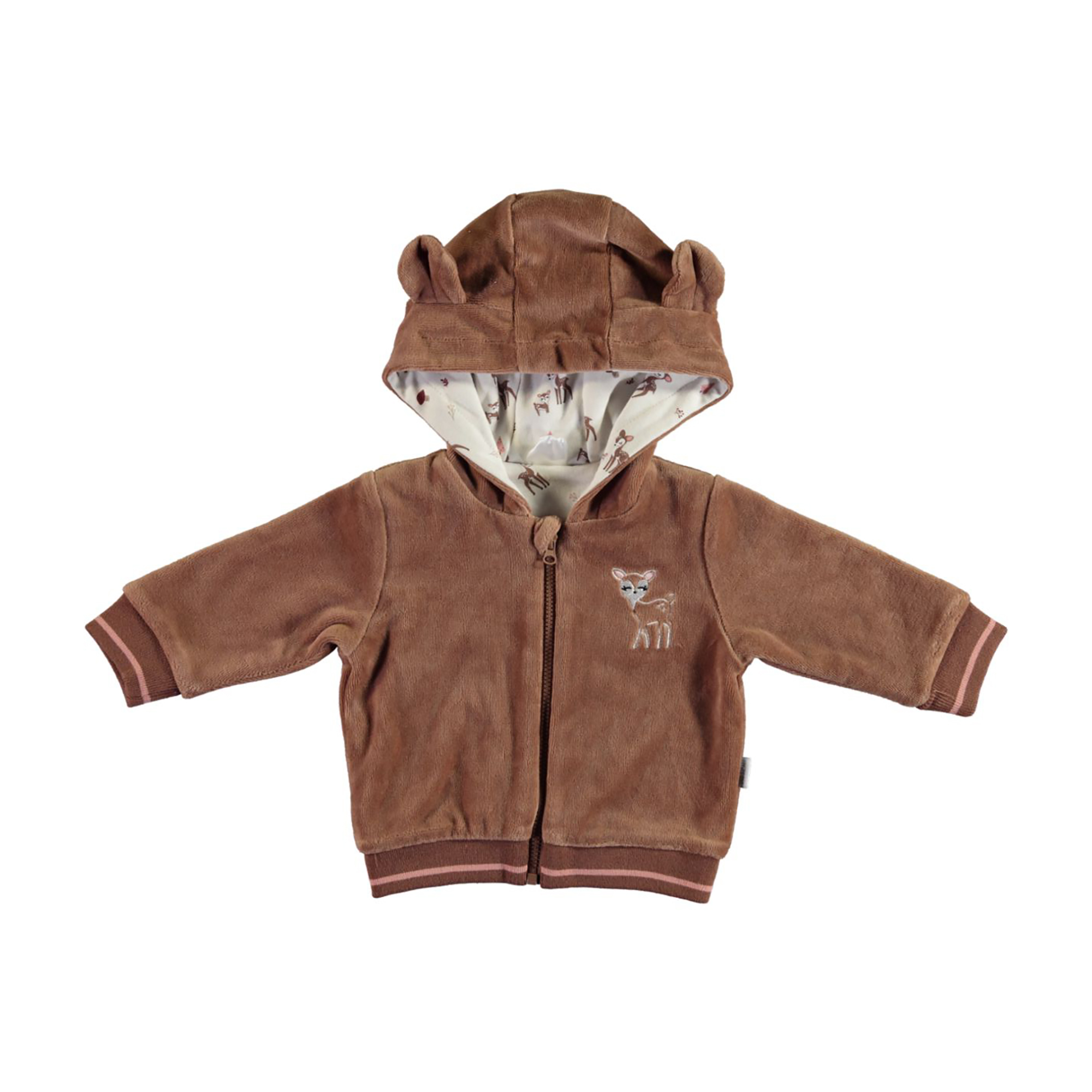 Jacken, LITTLE ONE, Braun – Besonderheit: aus 80% Baumwolle