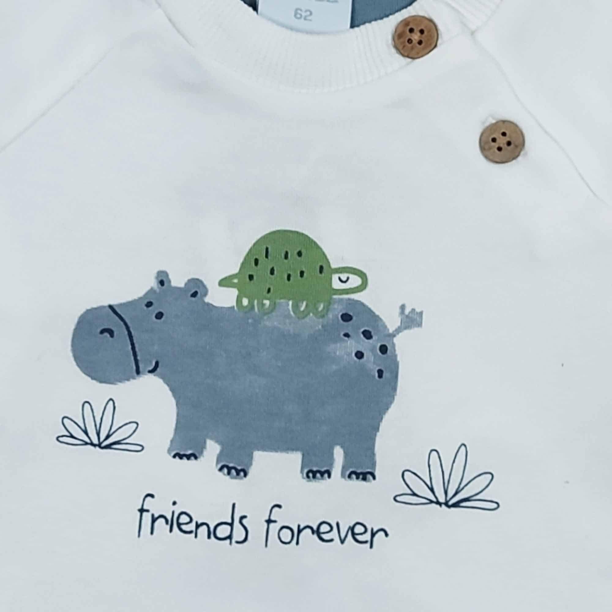 Langarmshirts, LITTLE, Weiß – Produktansicht