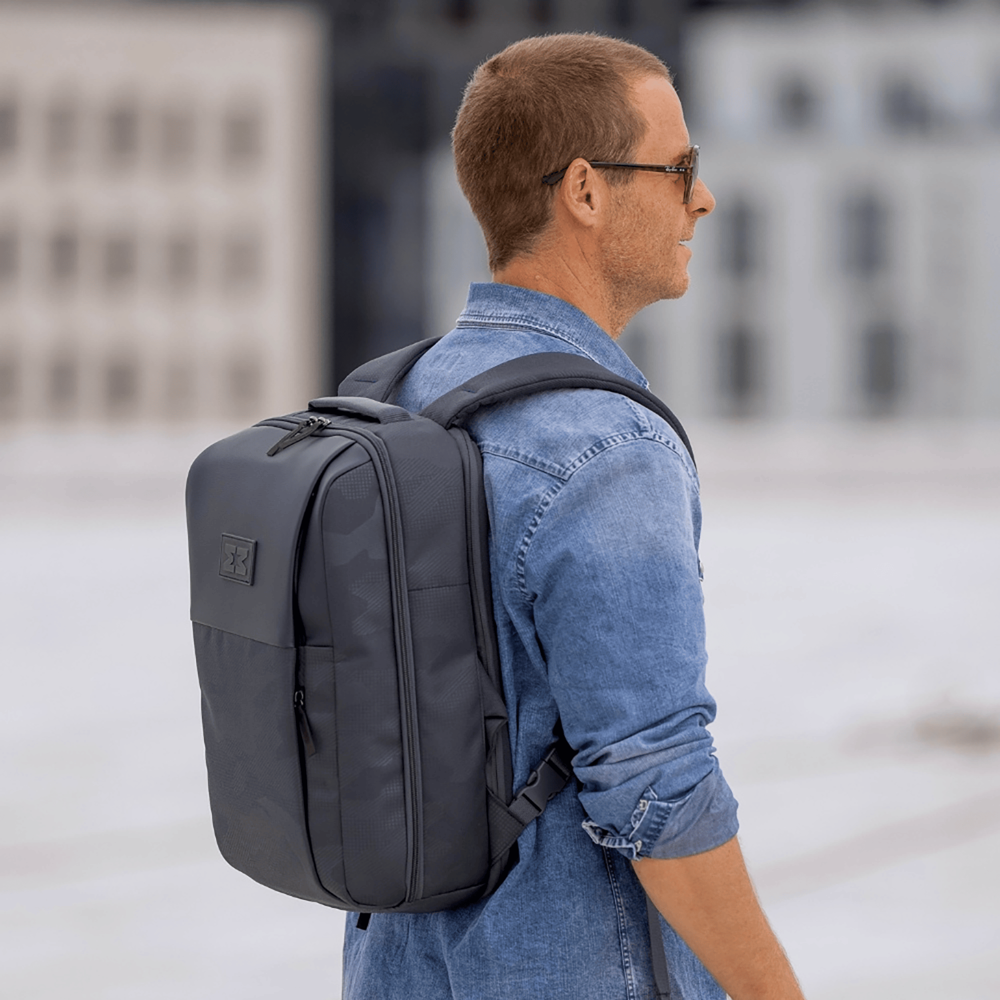 Wickelrucksäcke, MINIMEIS, Blau – Produktansicht