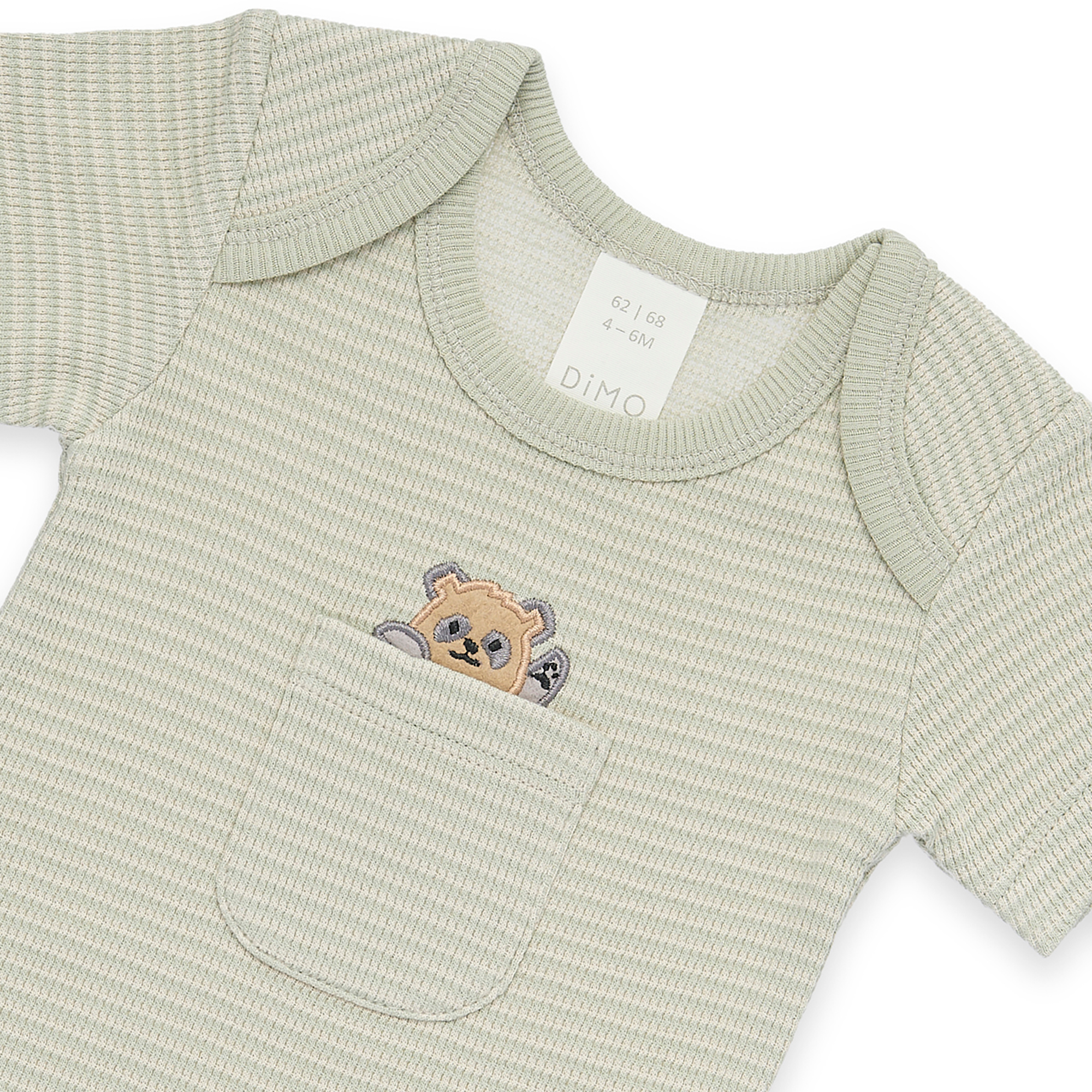 Kurzarmbodys, DIMO, Grün – Produktansicht