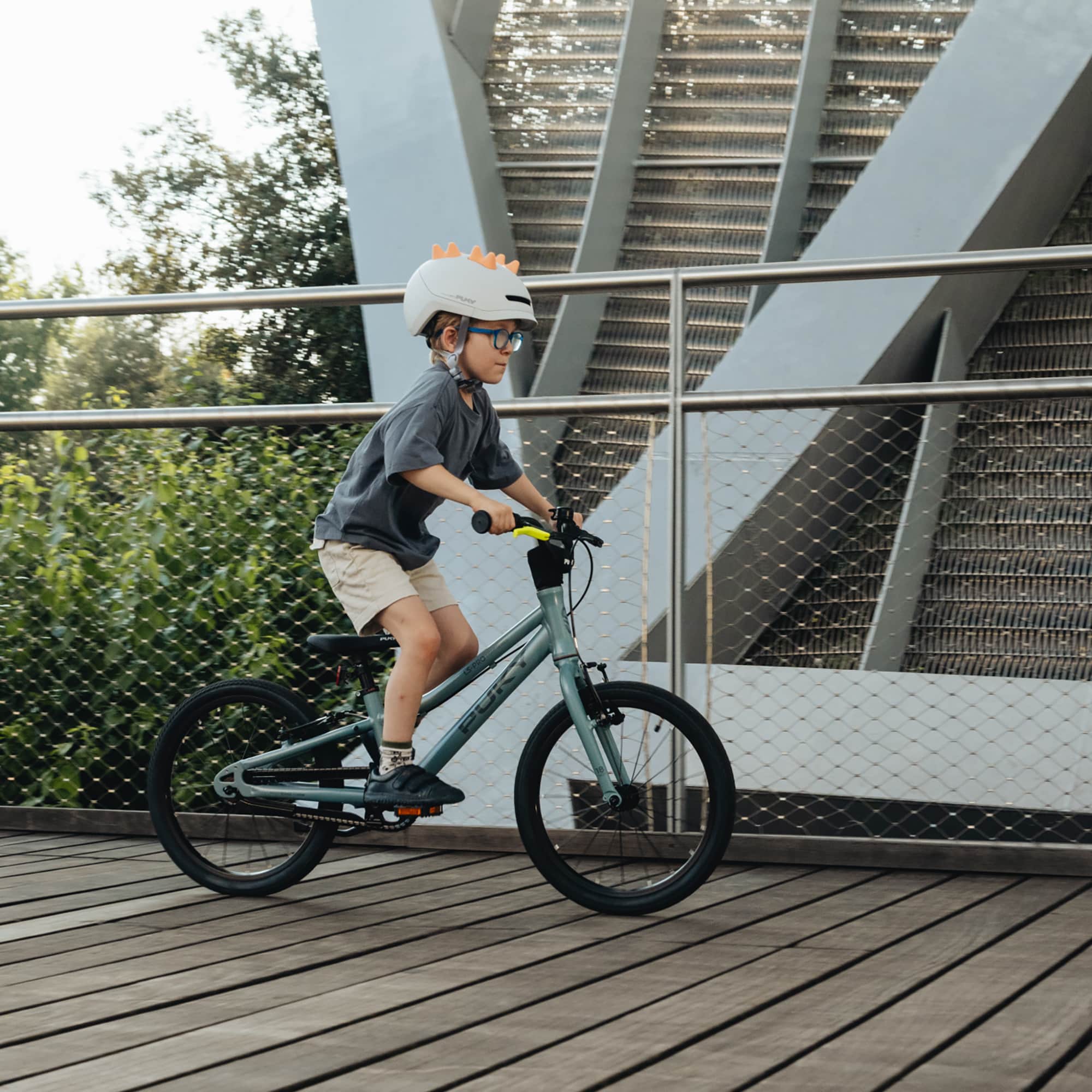 Fahrradhelme, PUKY, Grau – Produktansicht