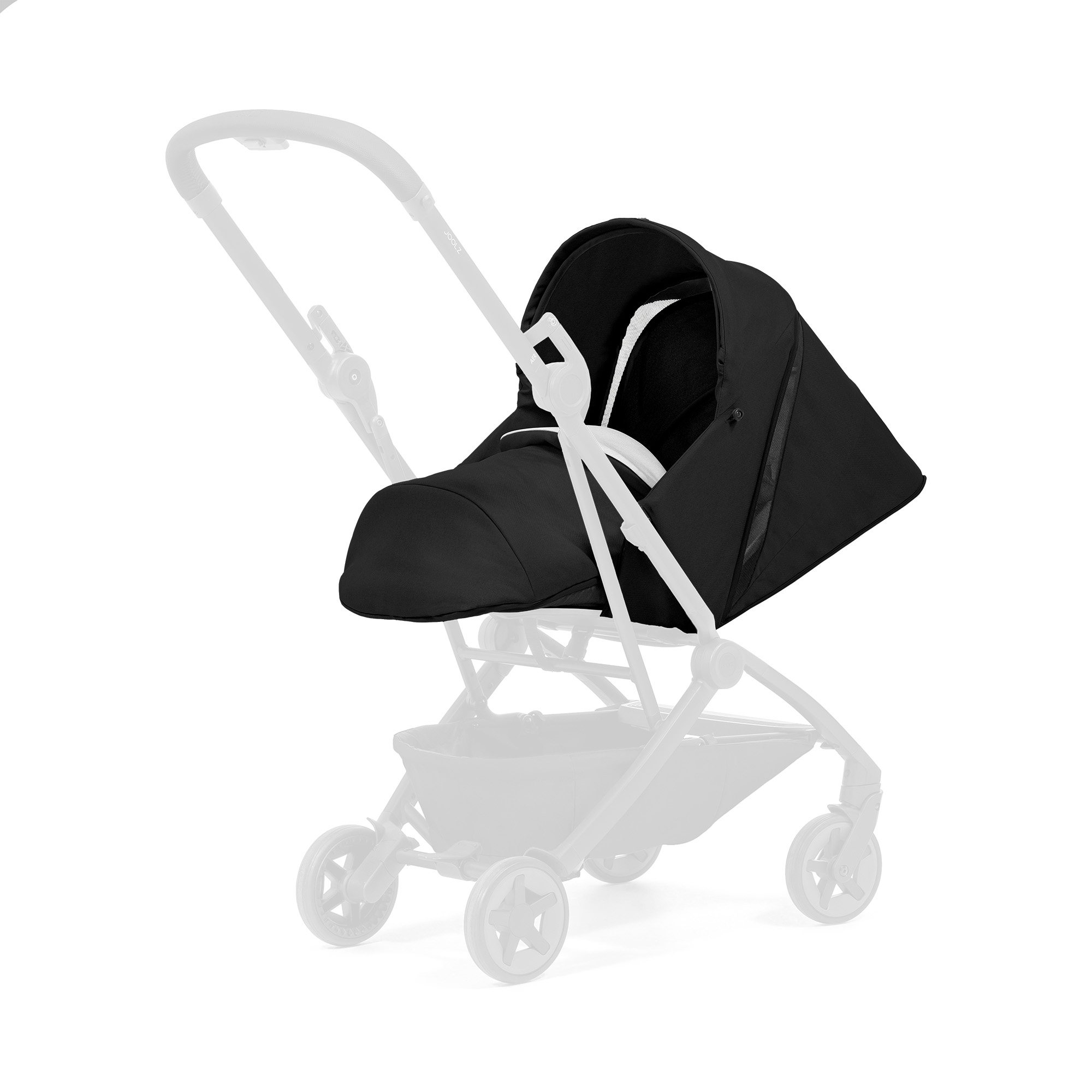 Kinderwagen Zubehör, JOOLZ, Schwarz – Besonderheit: weiches Neugeborenen-Nest, das ganz einfach auch zu einem Sitz umfunktioniert werden kann