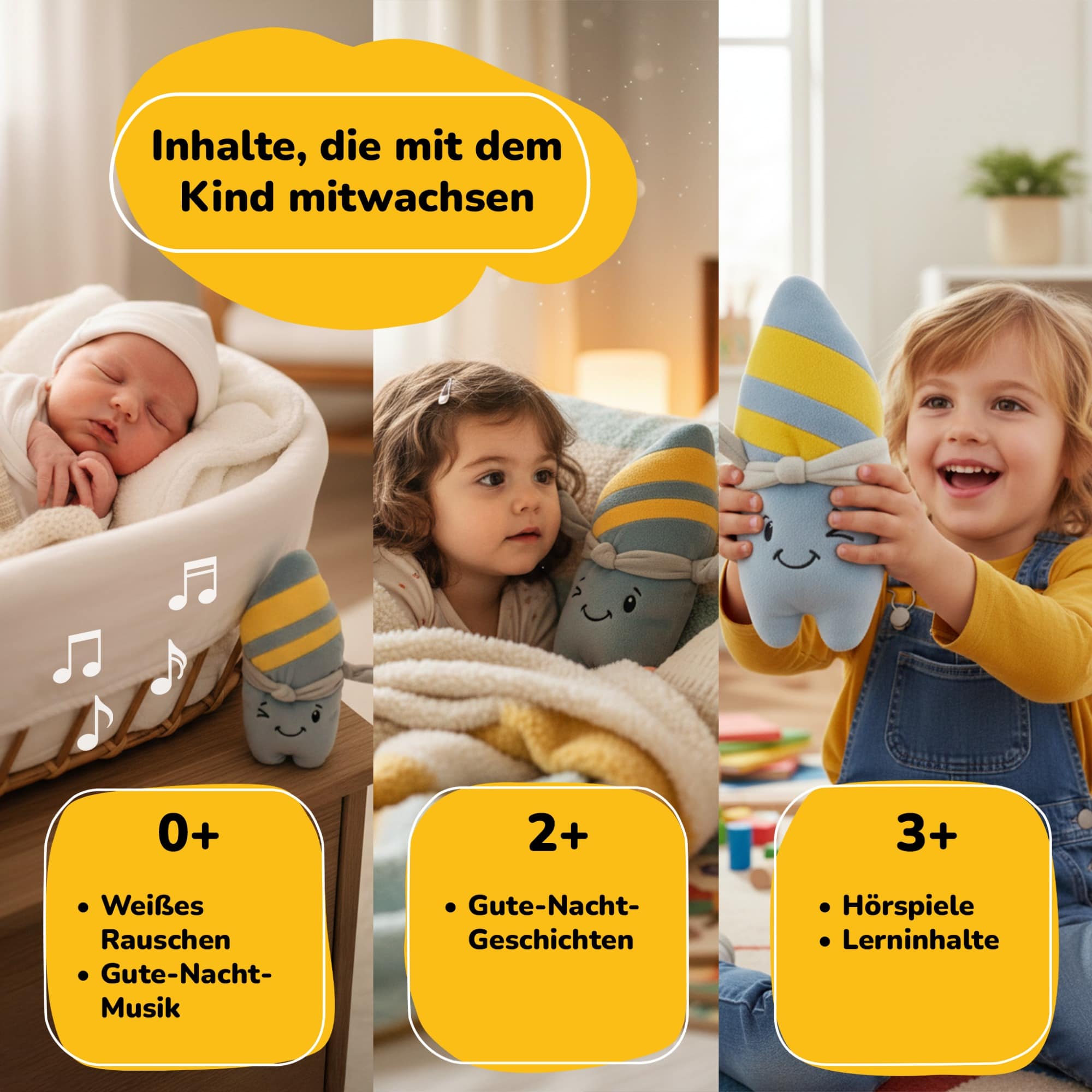Kuscheltiere, Lenabo, Blau – Produktansicht