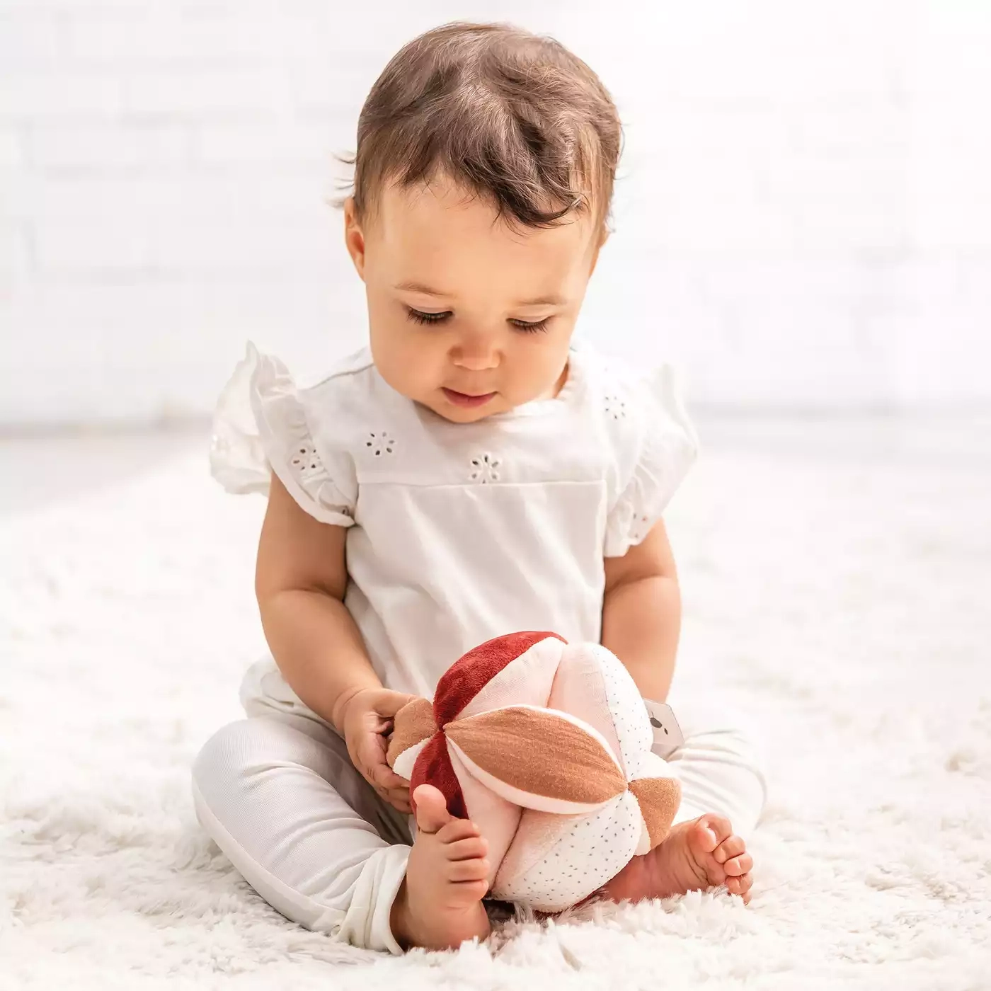 Kuscheltiere, Nattou, Mehrfarbig – Besonderheit: verschiedene Texturen