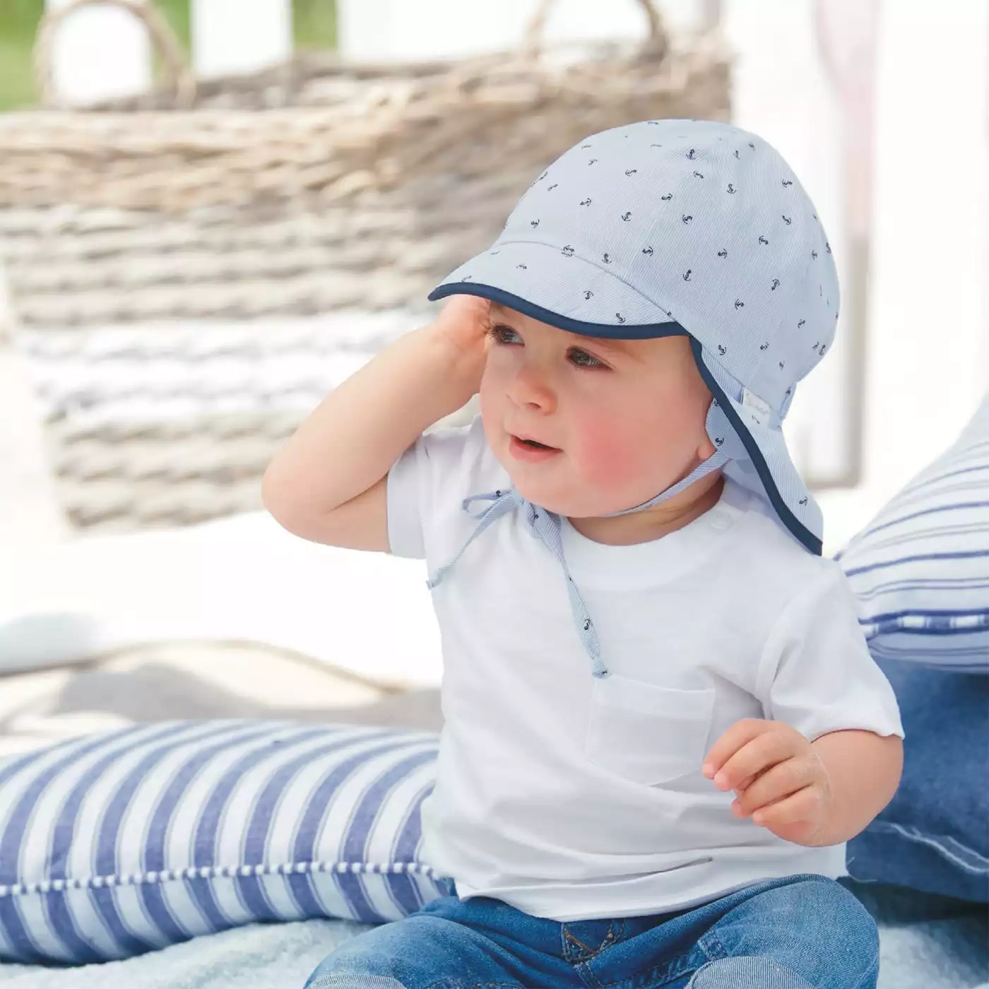 Produkte, Sterntaler, Blau – Besonderheit: mit Nackenschutz