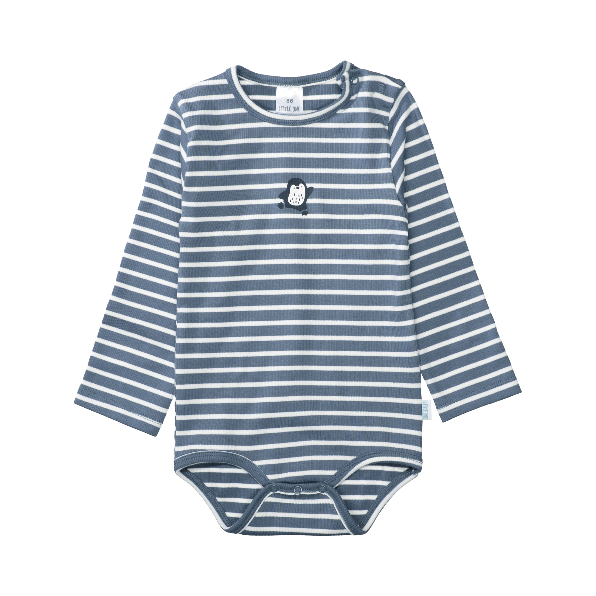 Langarmbodys, LITTLE ONE, Blau