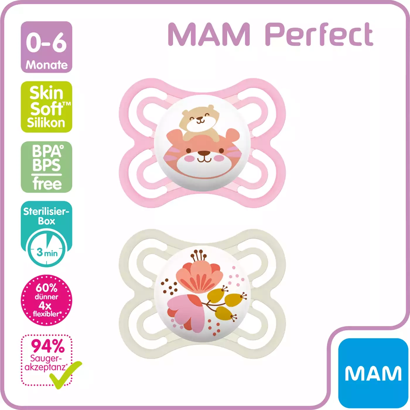 Schnuller, MAM – Produktansicht