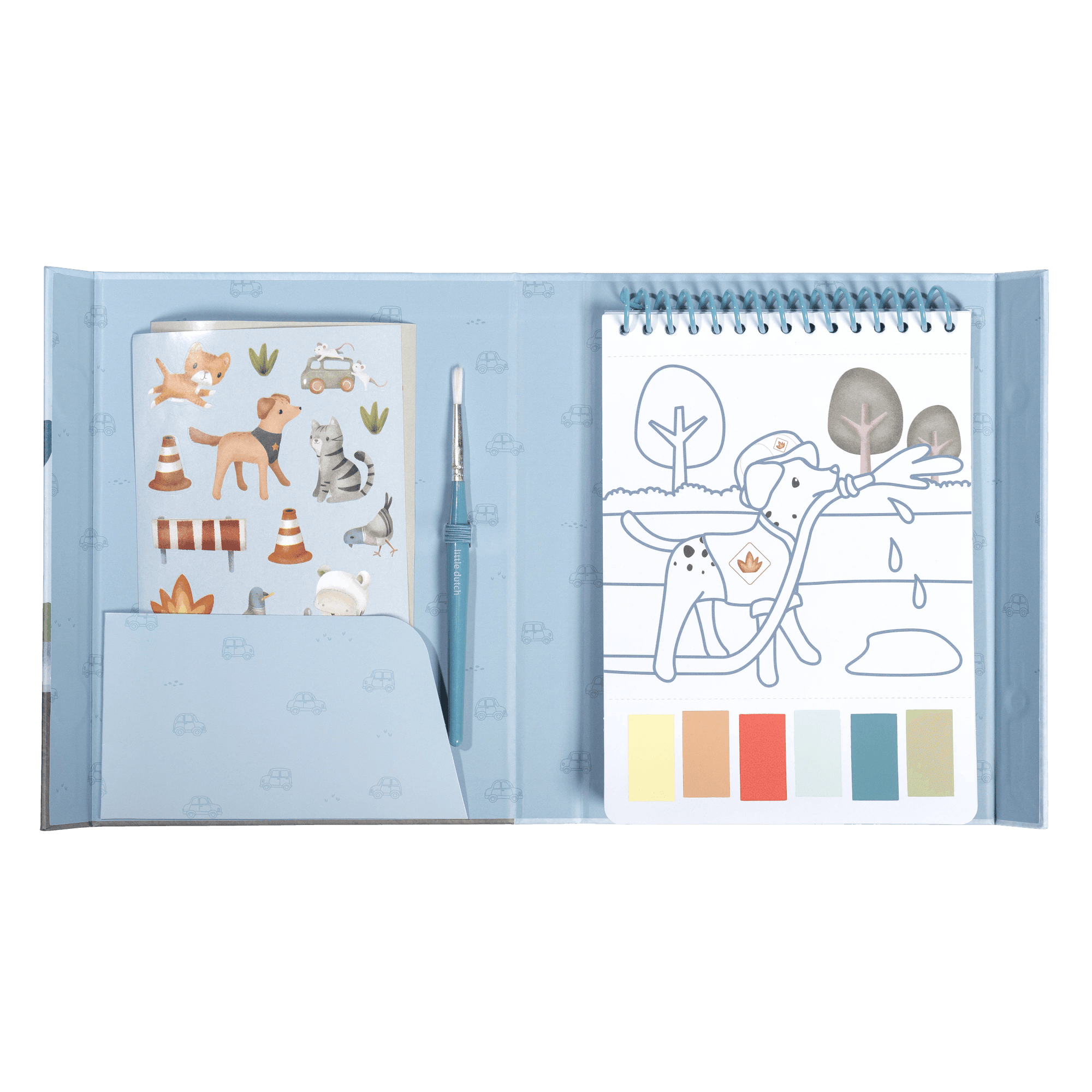 Malen & Kneten, LITTLE DUTCH, Blau – Produktansicht