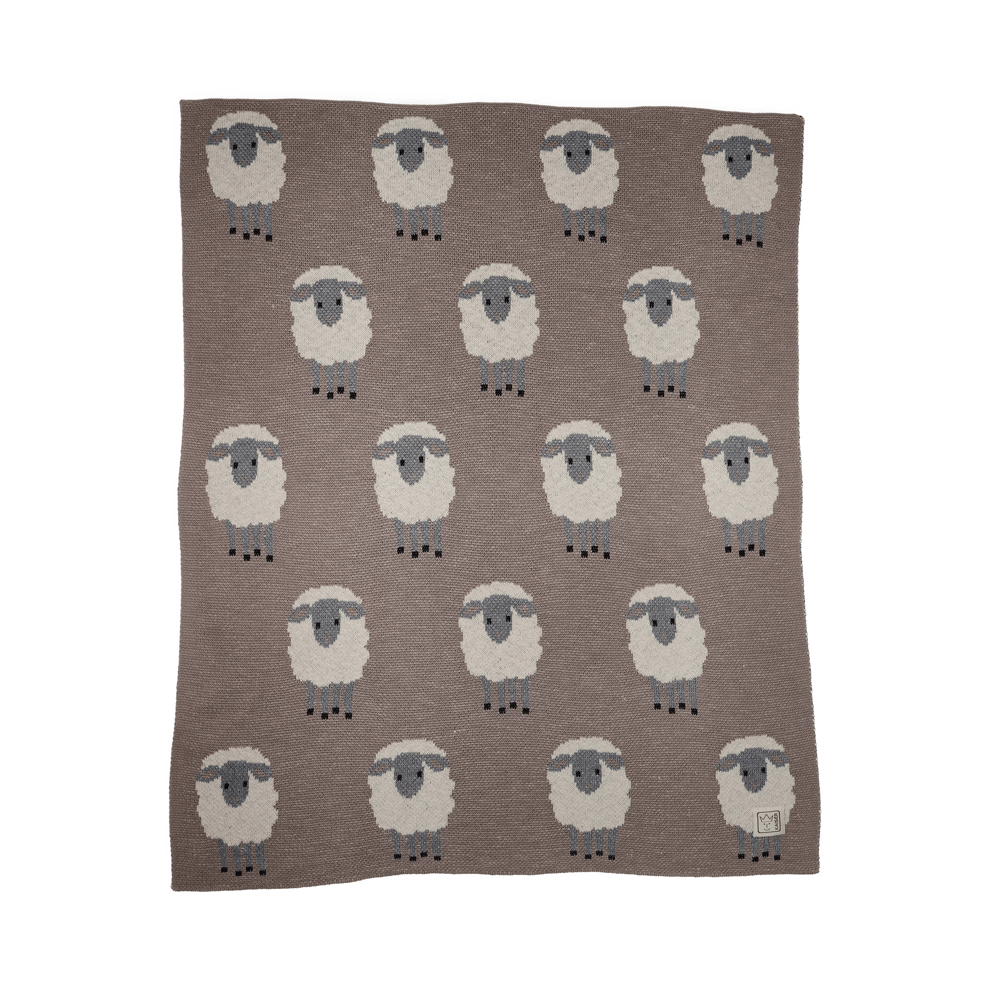 Strickdecken, KAISER, Braun – Produktansicht