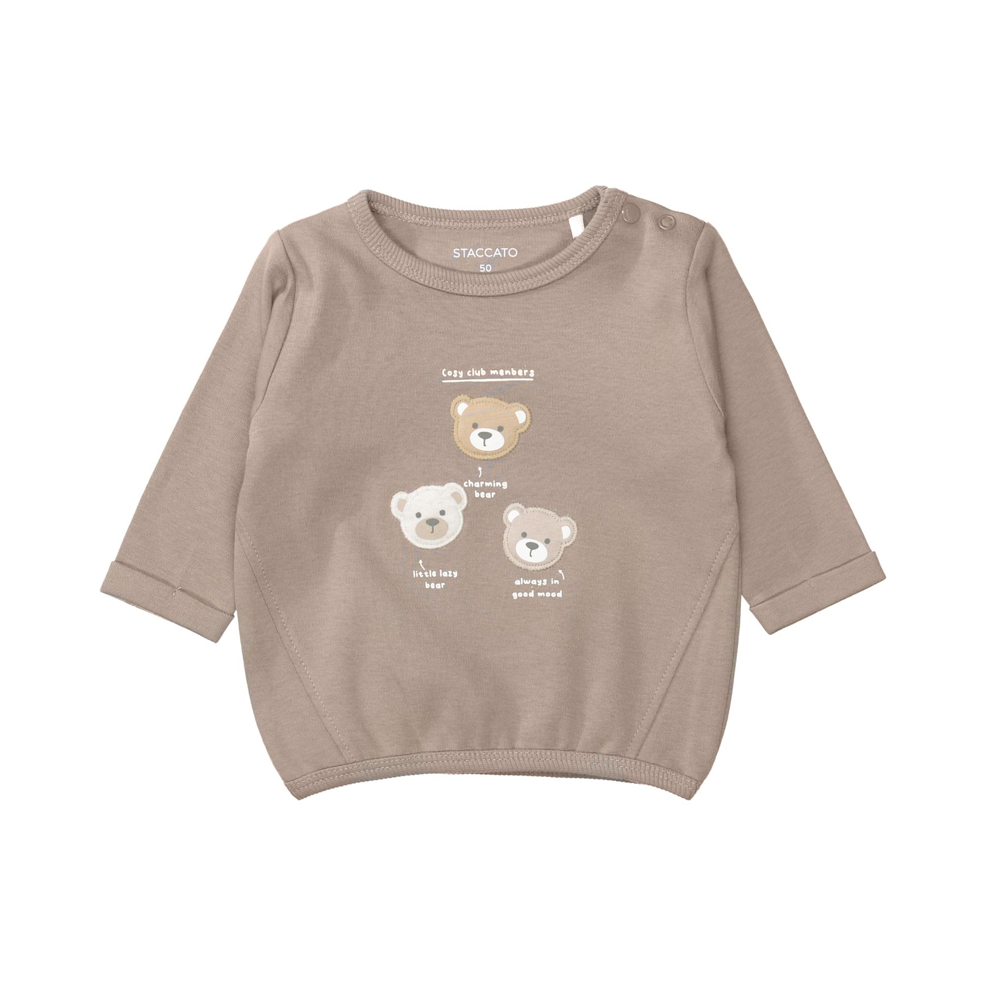 Pullover & Sweatshirts, STACCATO, Braun – Besonderheit: aus 100% Bio-Baumwolle