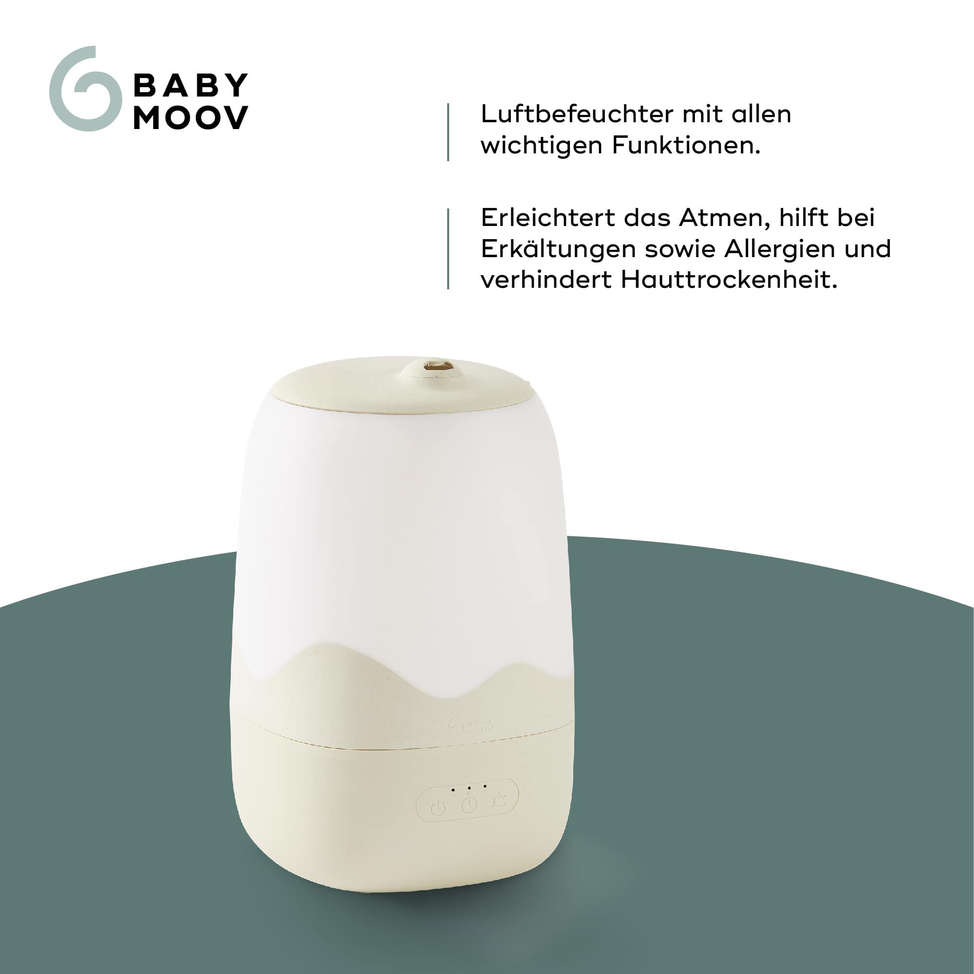 Luftbefeuchter, babymoov, Beige – Produktansicht