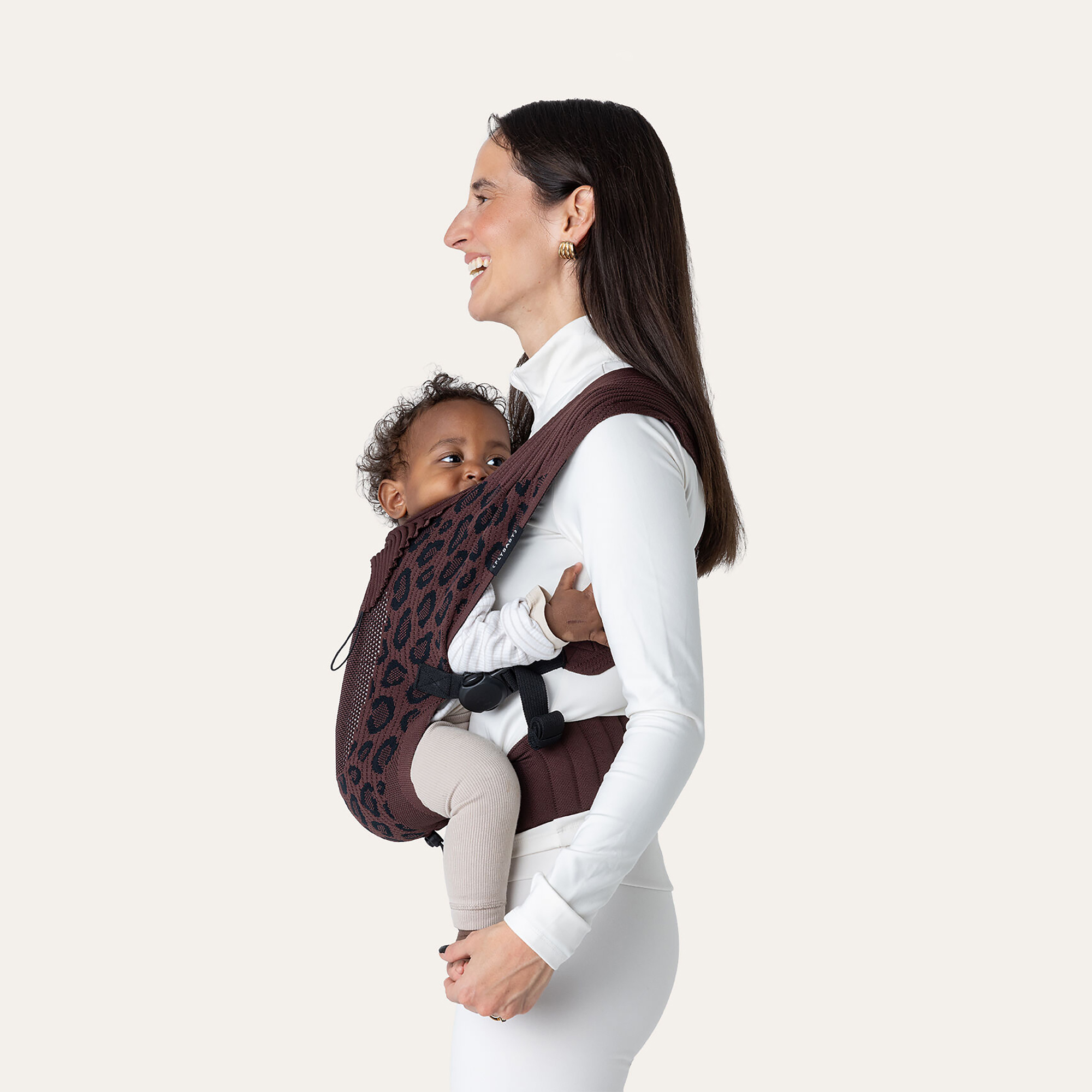 Babytragen, FLYBABY, Braun – Produktansicht