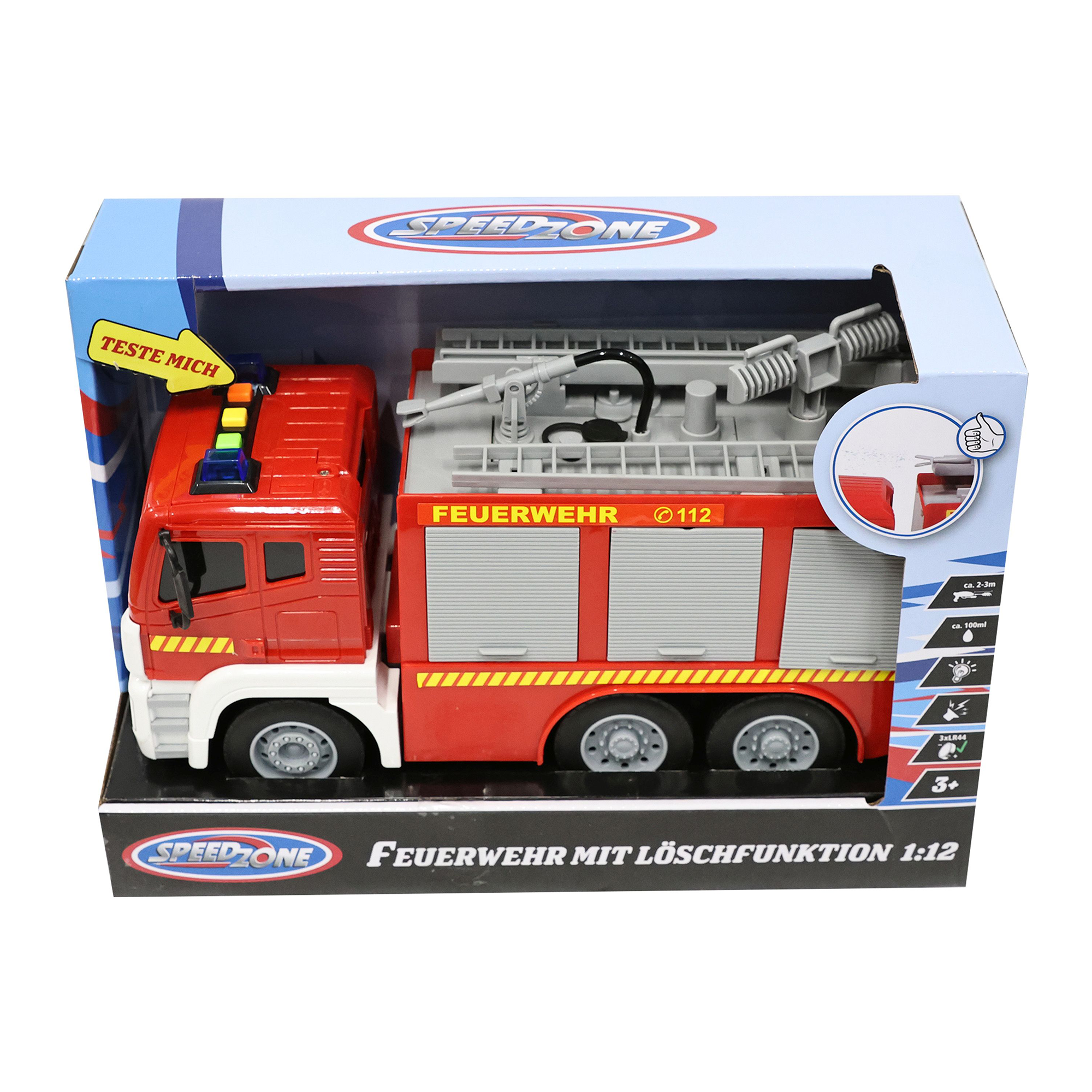 Produkte, SPEEDZONE, Rot – Besonderheit: mit Sound, Licht und Friktion