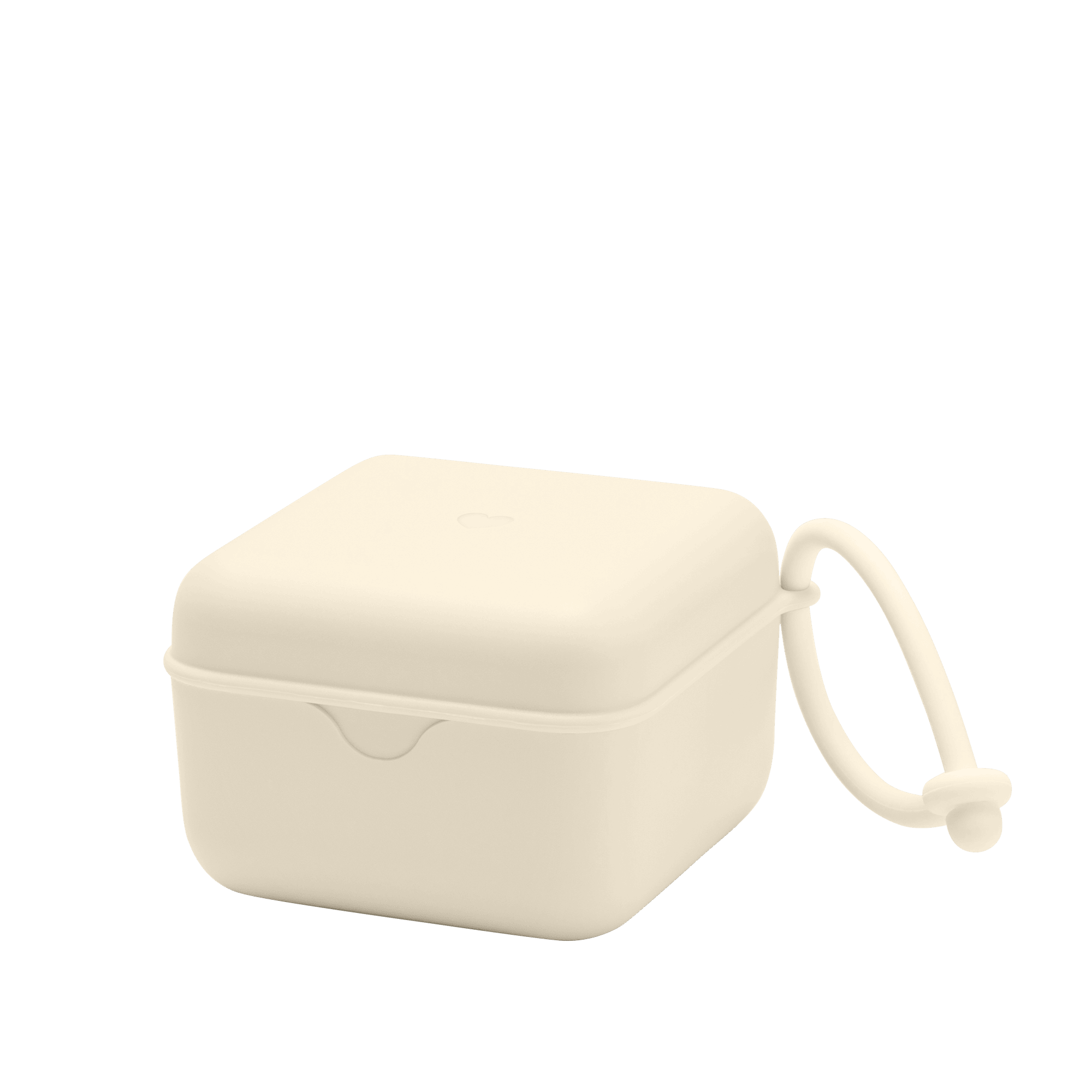 Schnullerboxen, BIBS, Beige – Besonderheit: für bis zu 3 BIBS Schnuller