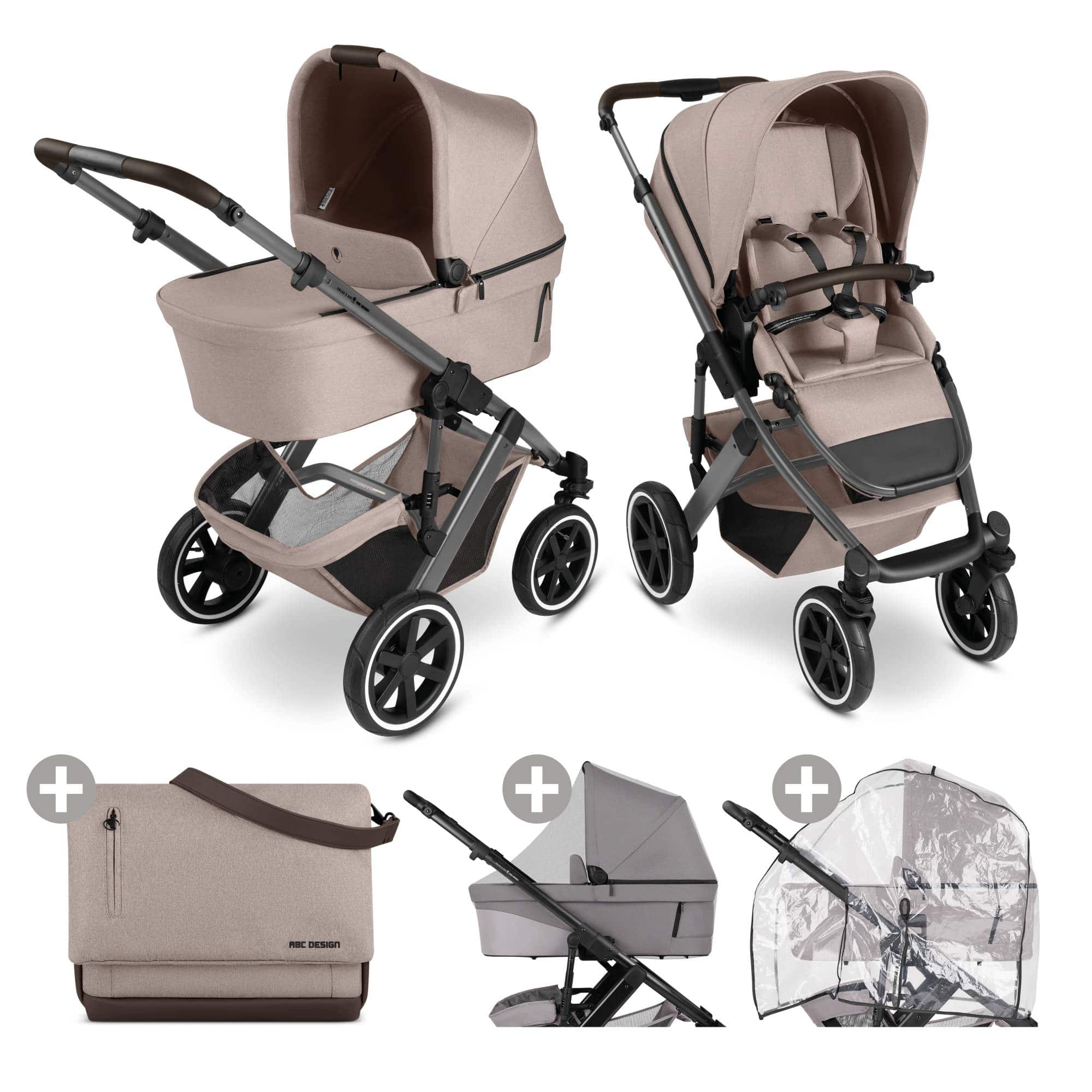 Kinderwagen Komplettsets, ABC DESIGN, Beige – Produktansicht
