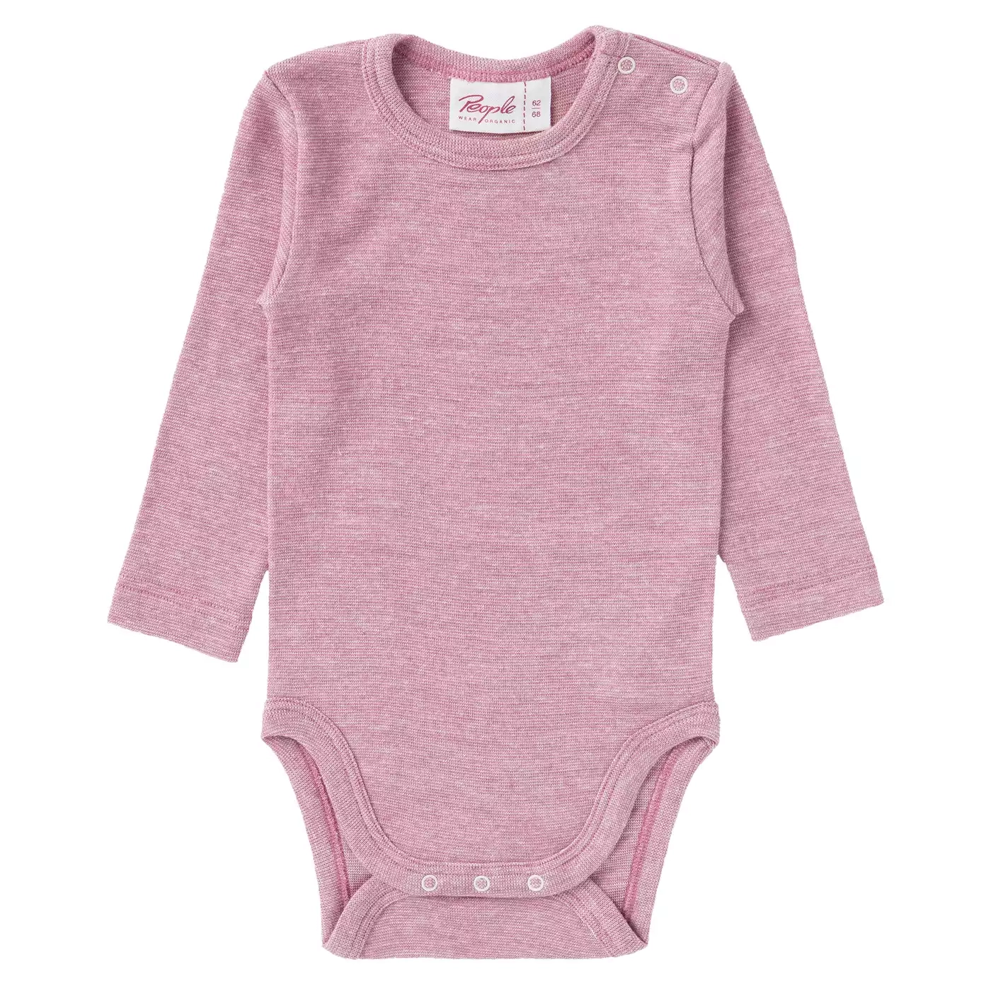 Langarmbodys, People Wear Organic, Pink – Besonderheit: GOTS zertifiziert