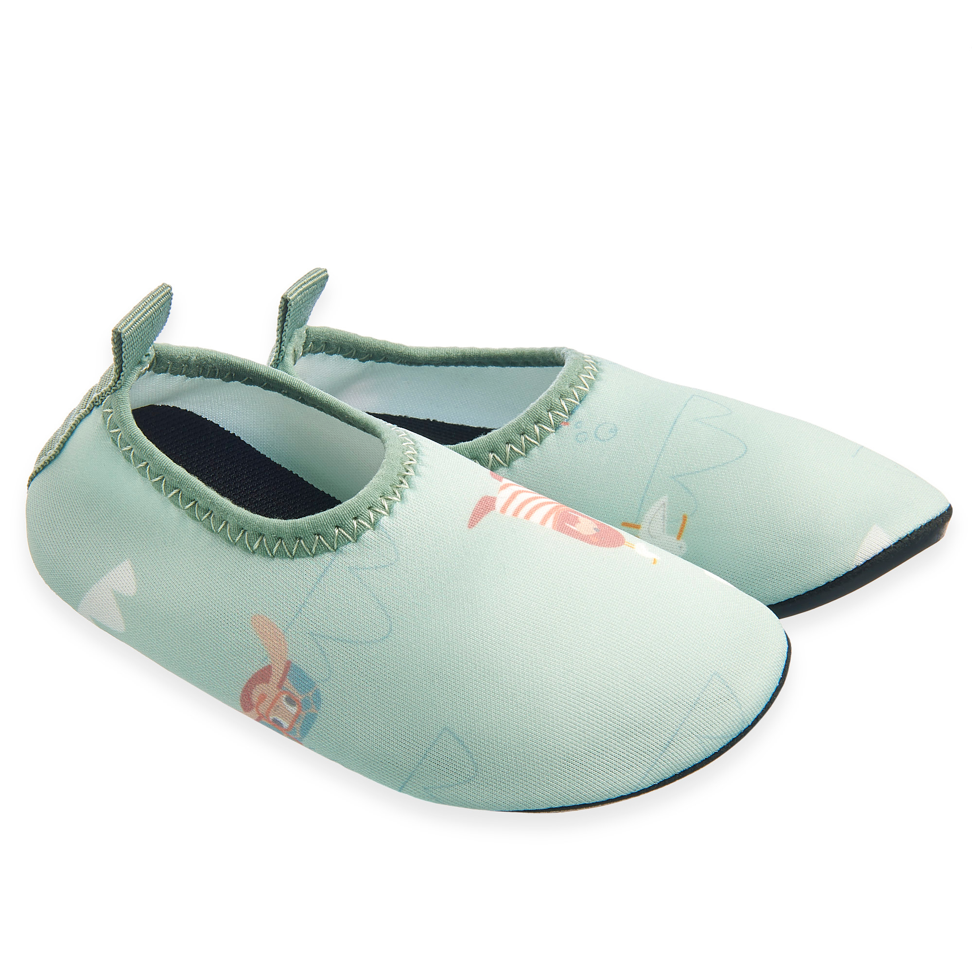 Badeschuhe, LITTLE ONE, Grün – Besonderheit: rutschfeste Sohle