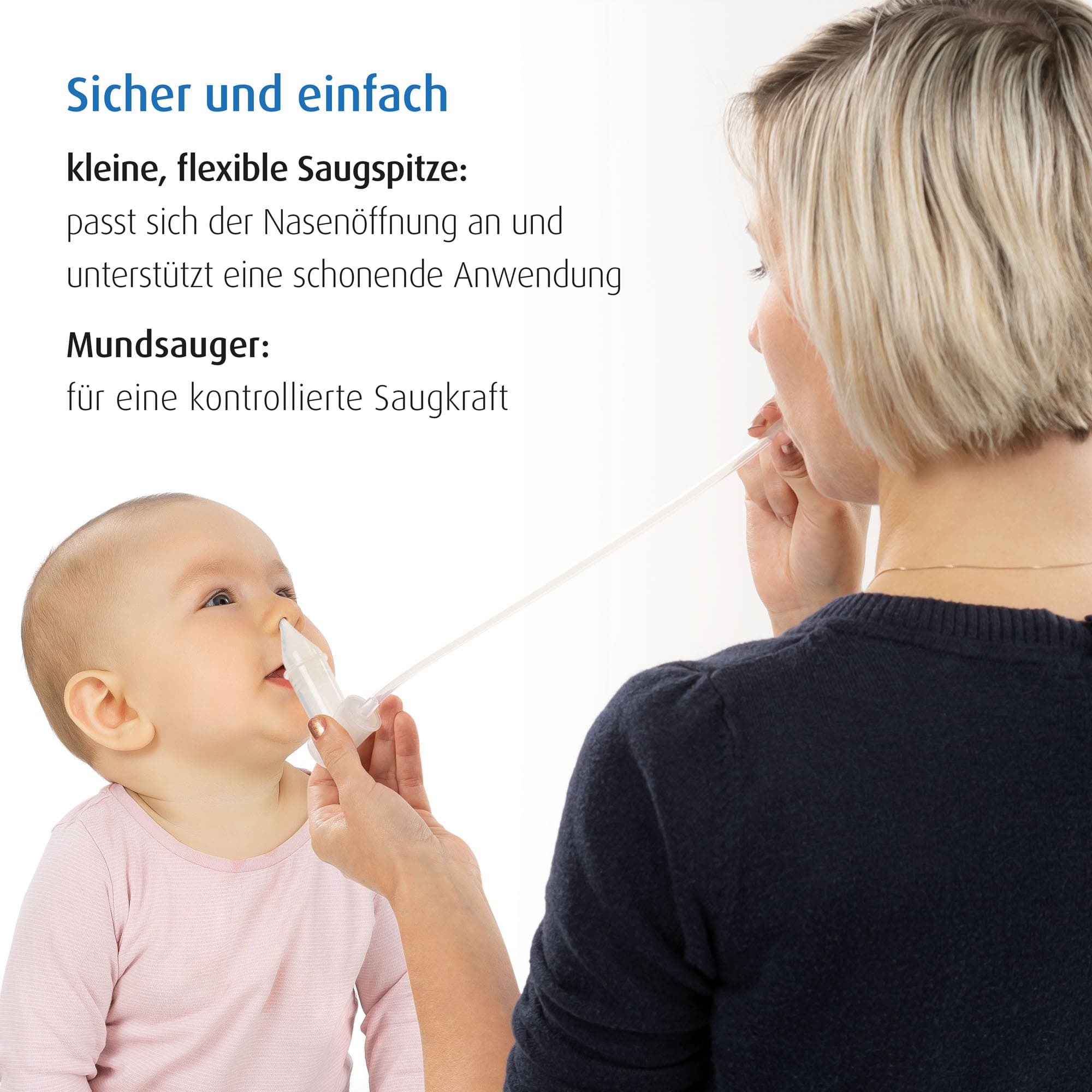 Nasensauger, reer, Transparent – Produktansicht