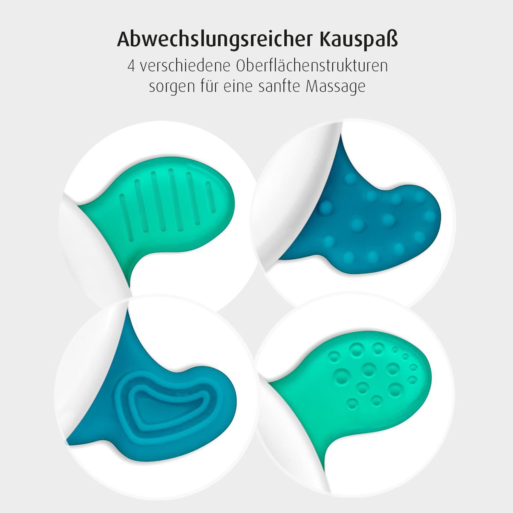 Beißringe, reer, Weiß – Produktansicht