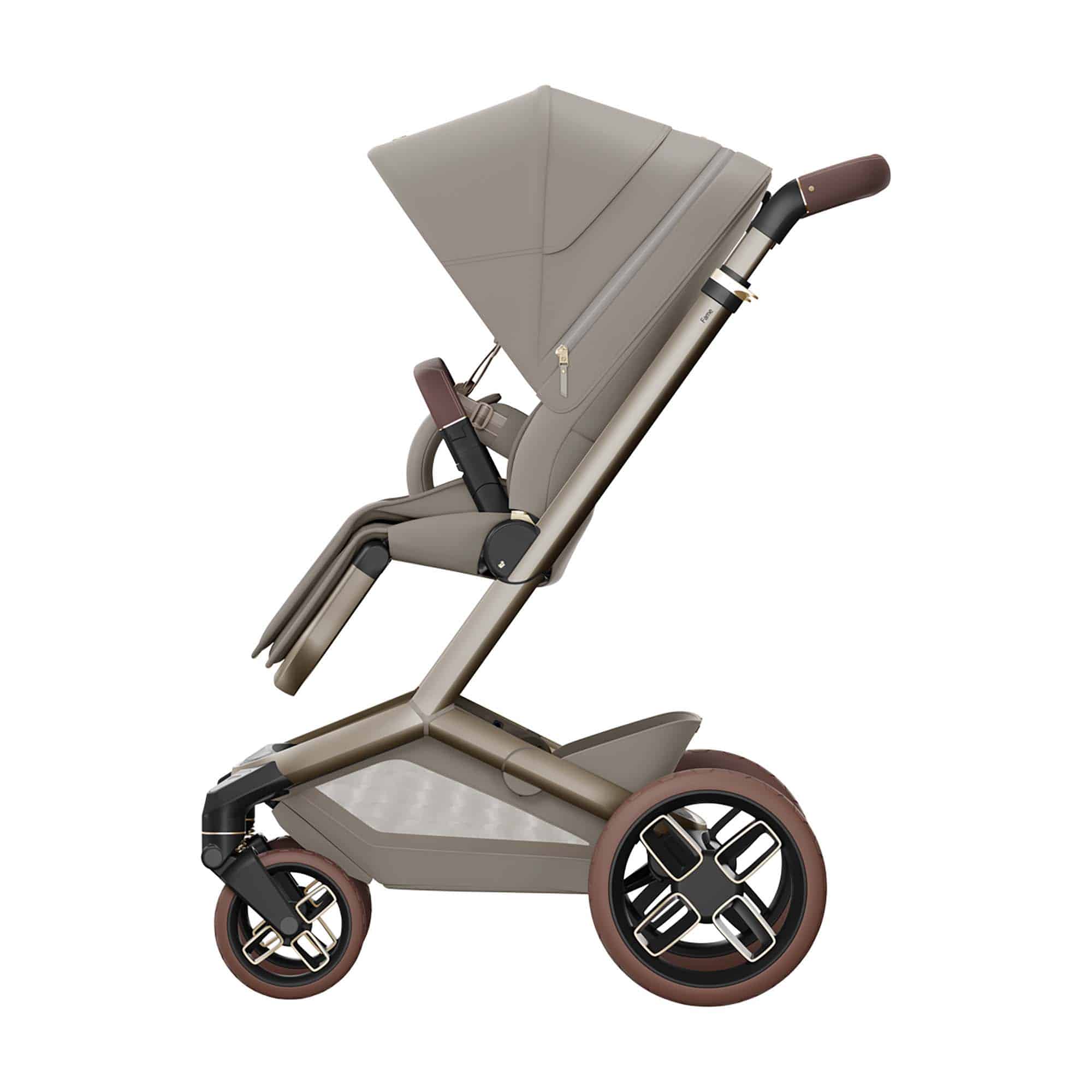 Buggys, MAXI-COSI Premium, Beige – Besonderheit: LumiRide System für eine bessere Sichtbarkeit