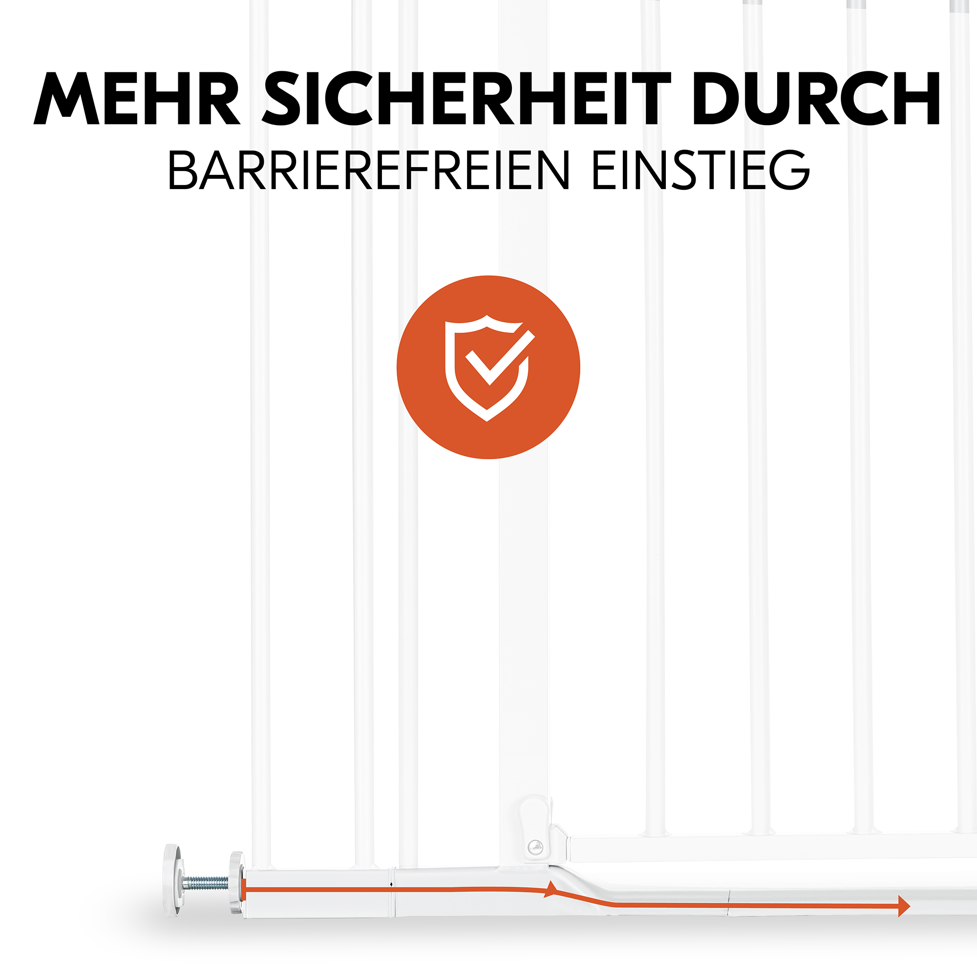 Tür- & Treppenschutzgitter, hauck, Weiß – Produktansicht