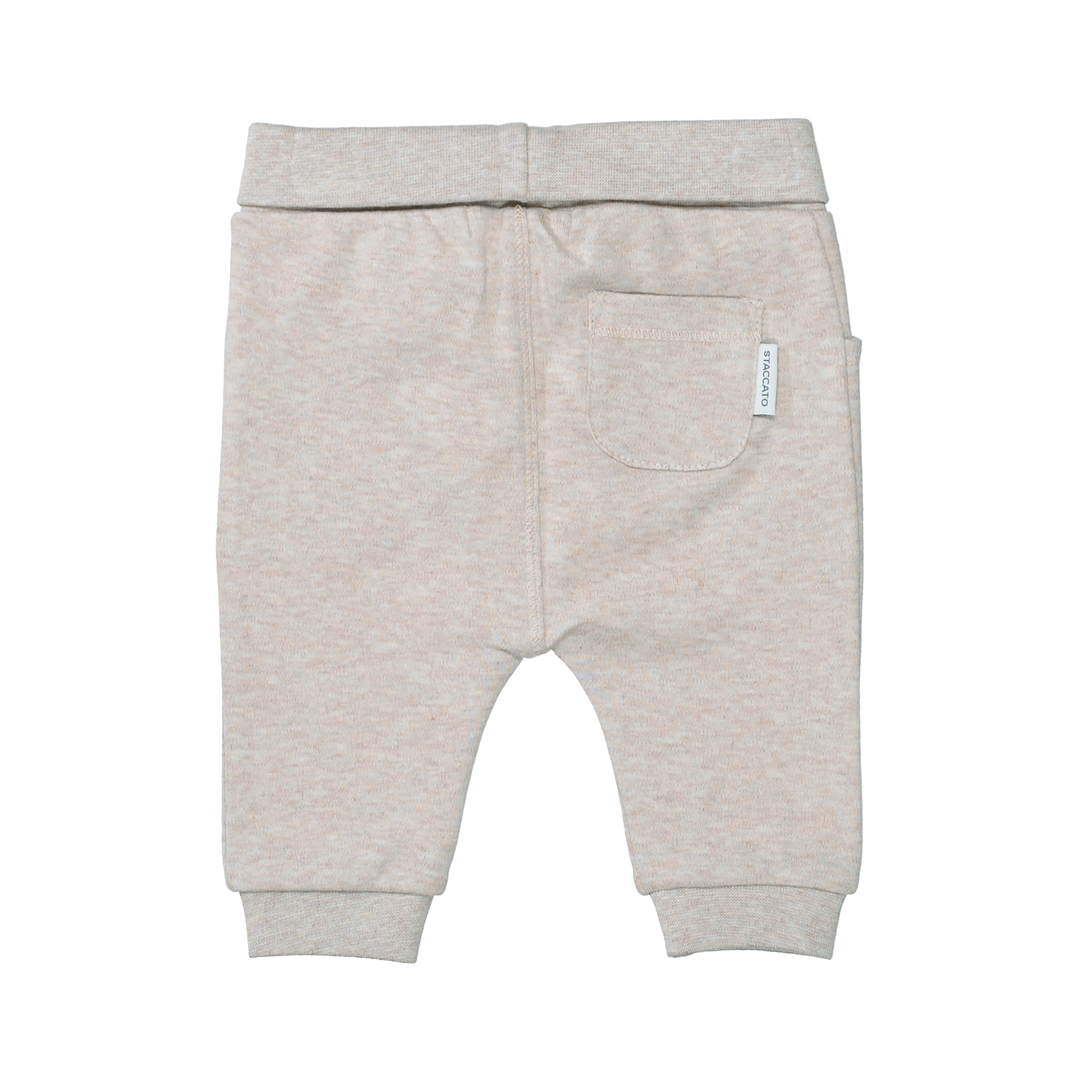 Schlupfhosen, STACCATO, Beige – Besonderheit: aus 100% Baumwolle