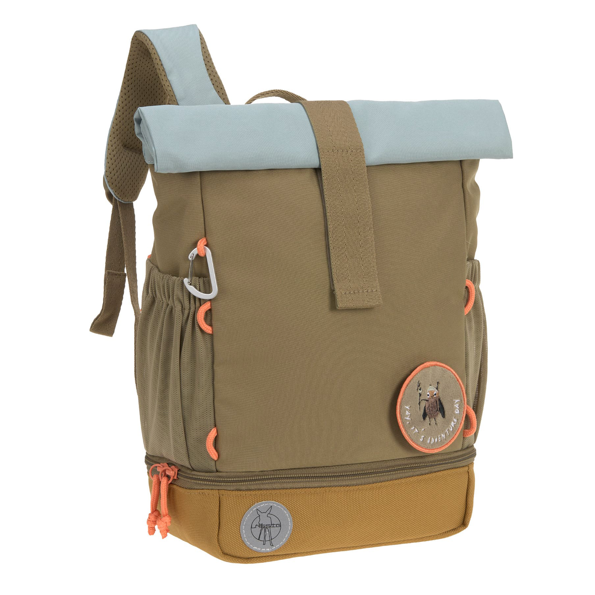 Kinderrucksäcke, LÄSSIG, Grün – Produktansicht