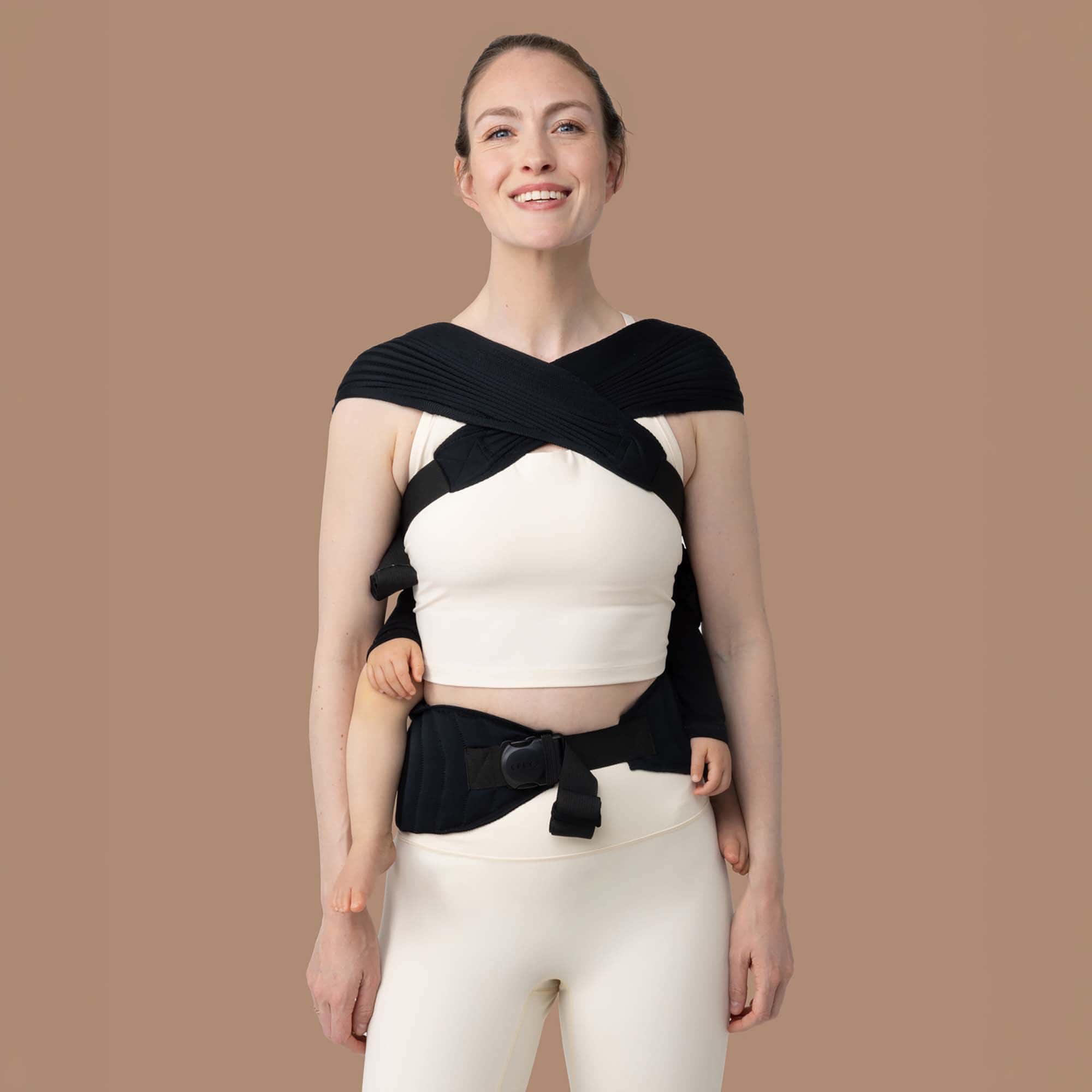 Babytragen, FLYBABY, Schwarz – Produktansicht