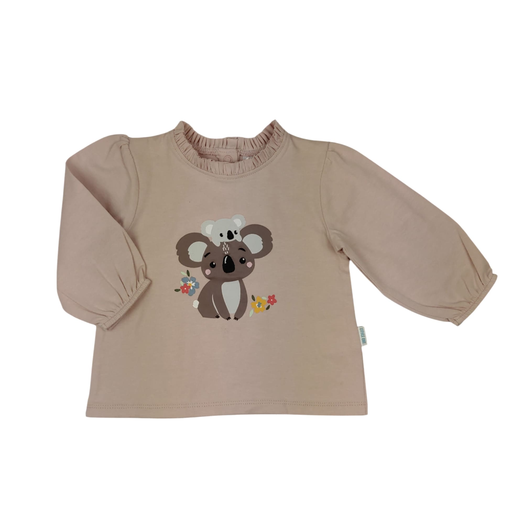 Langarmshirts, LITTLE ONE, Pink – Besonderheit: aus 95% Baumwolle