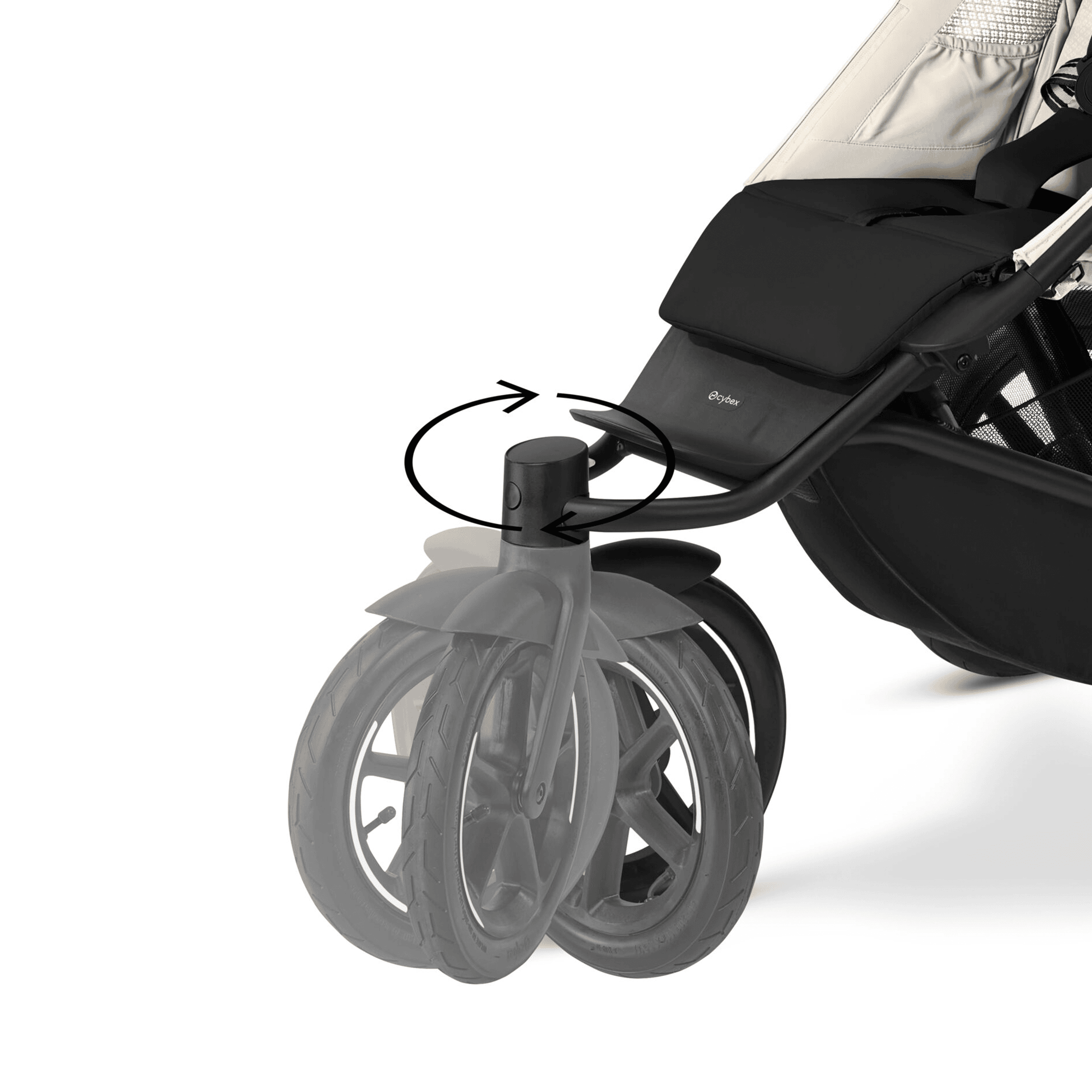Kombi-Kinderwagen, cybex, Beige – Produktansicht