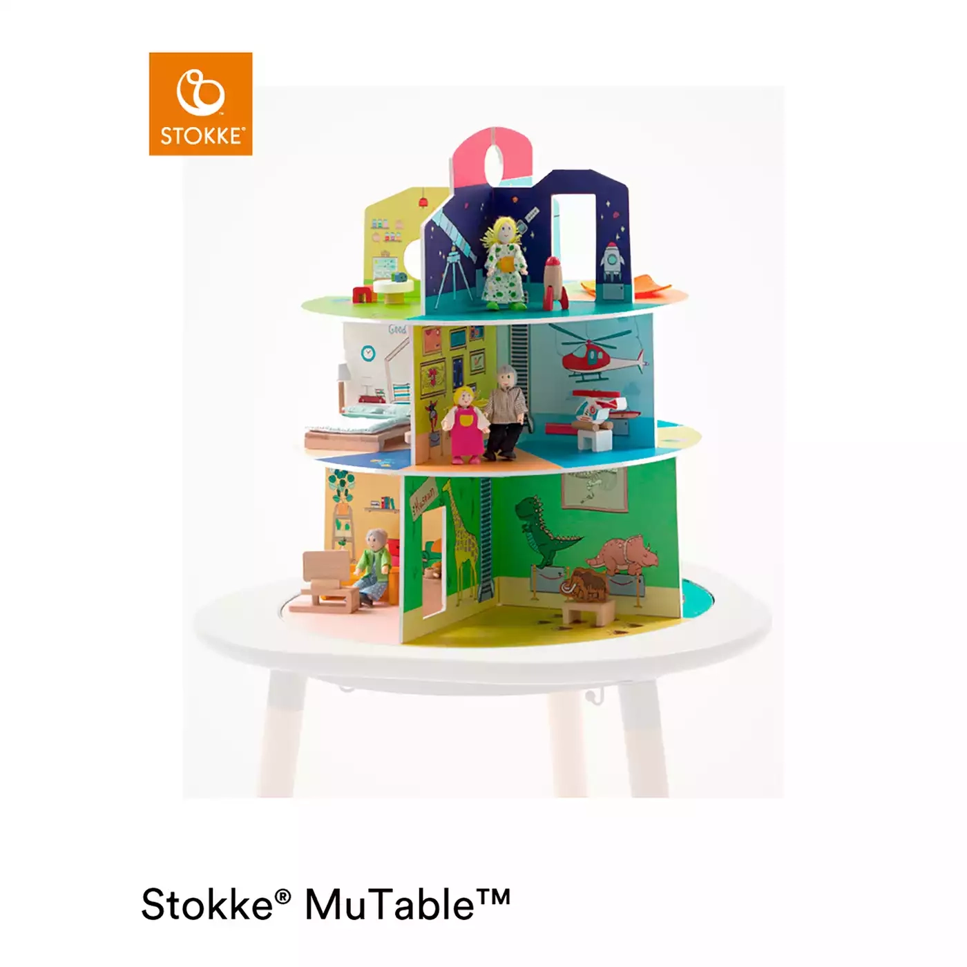 Kindersitzgruppen, STOKKE, Mehrfarbig – Produktansicht